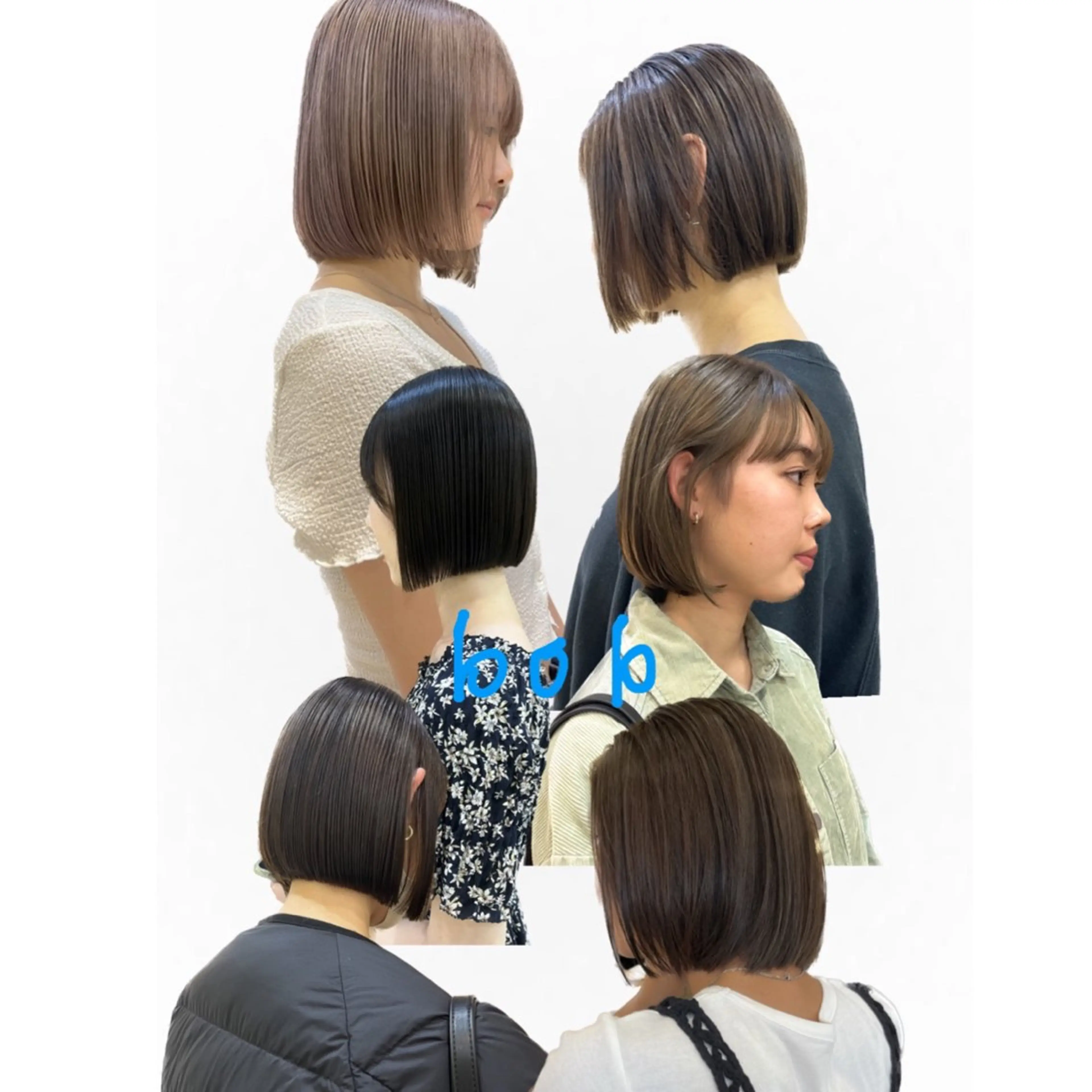 ショート カラー 黒田瀬奈/ボブ まろやかベージュのヘアスタイル