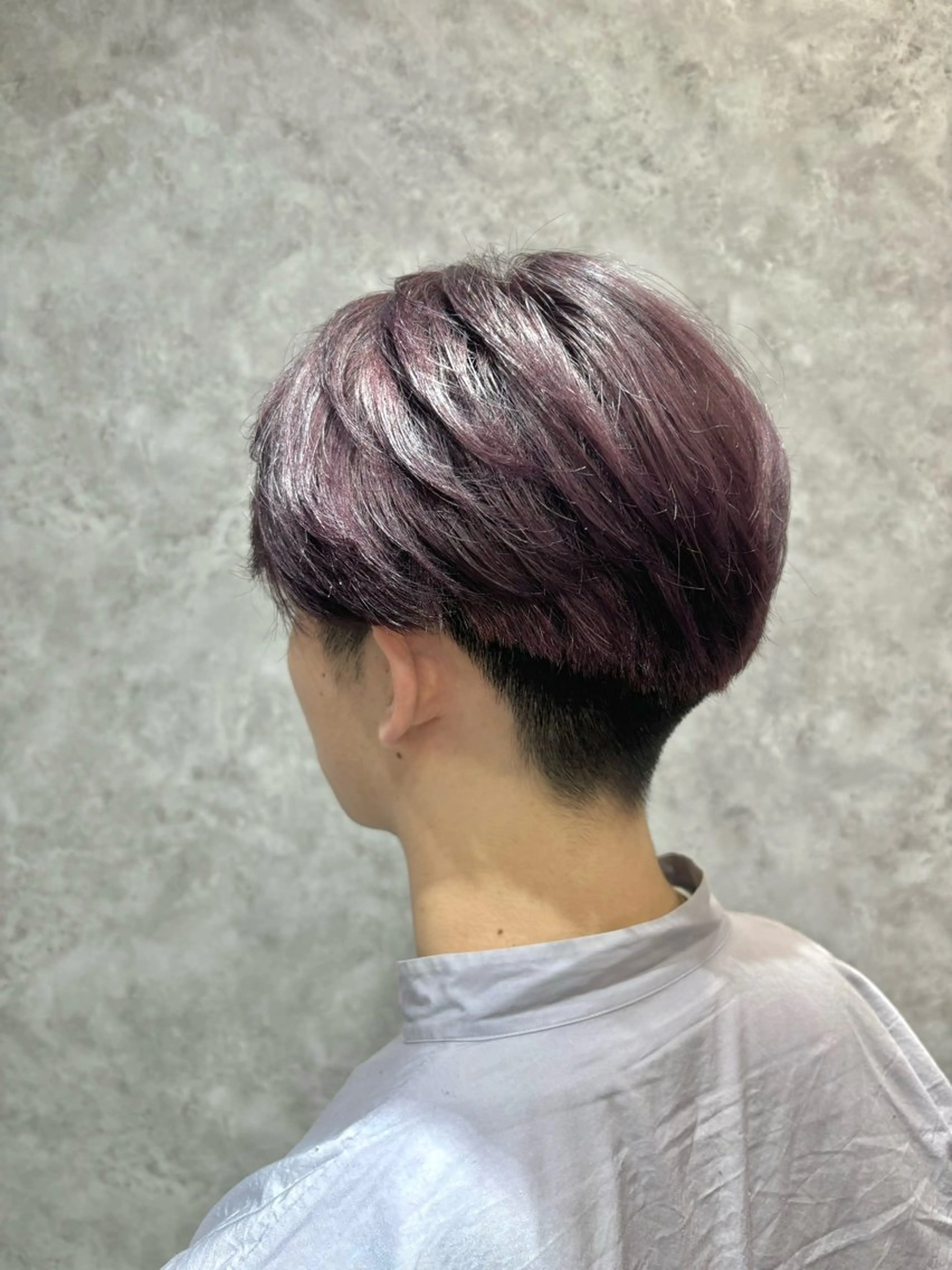 メンズカット＋ダブルカラーの写真