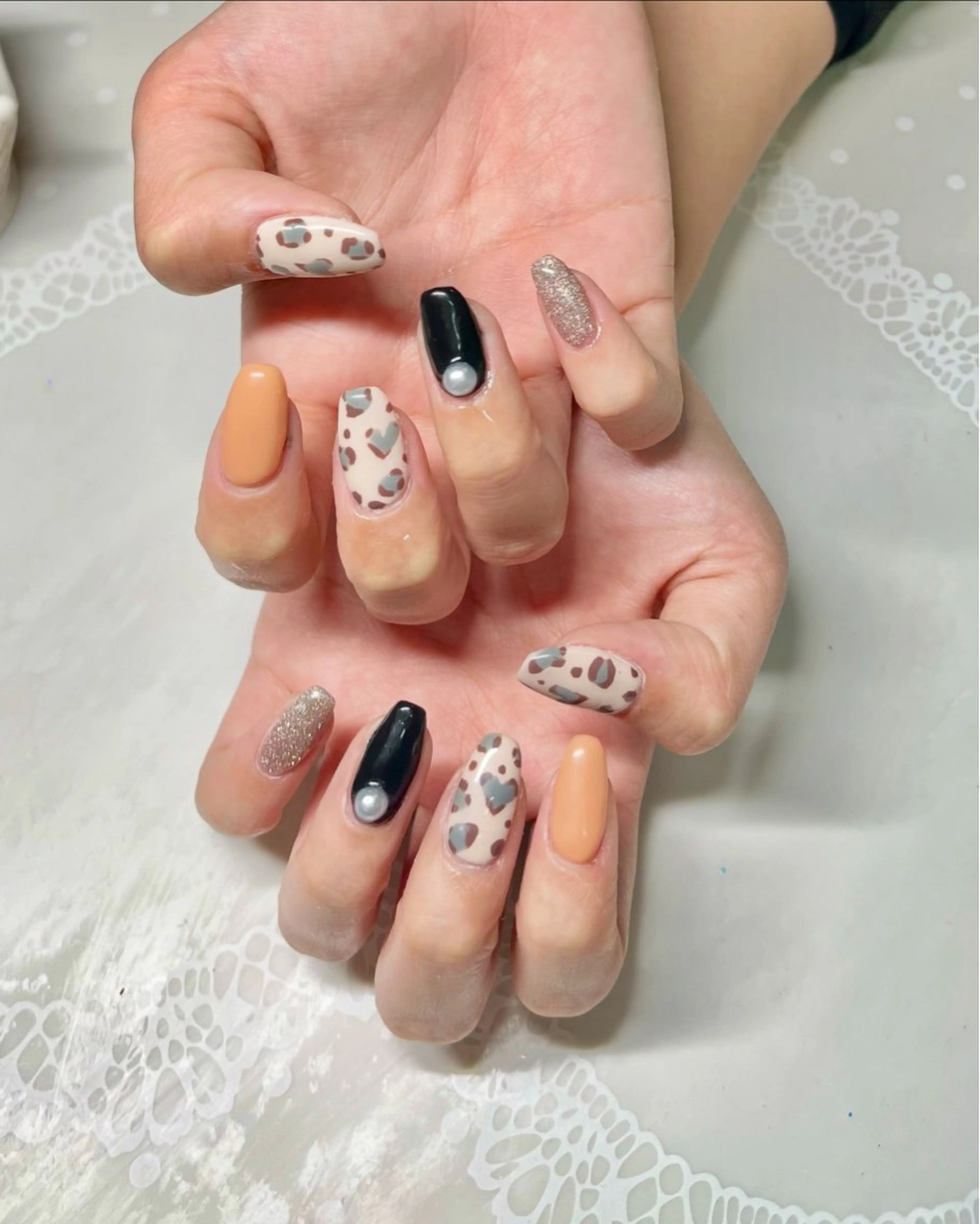 ネイル ハンドネイル 新宿ネイルサロン ジェミディローサのネイルデザイン