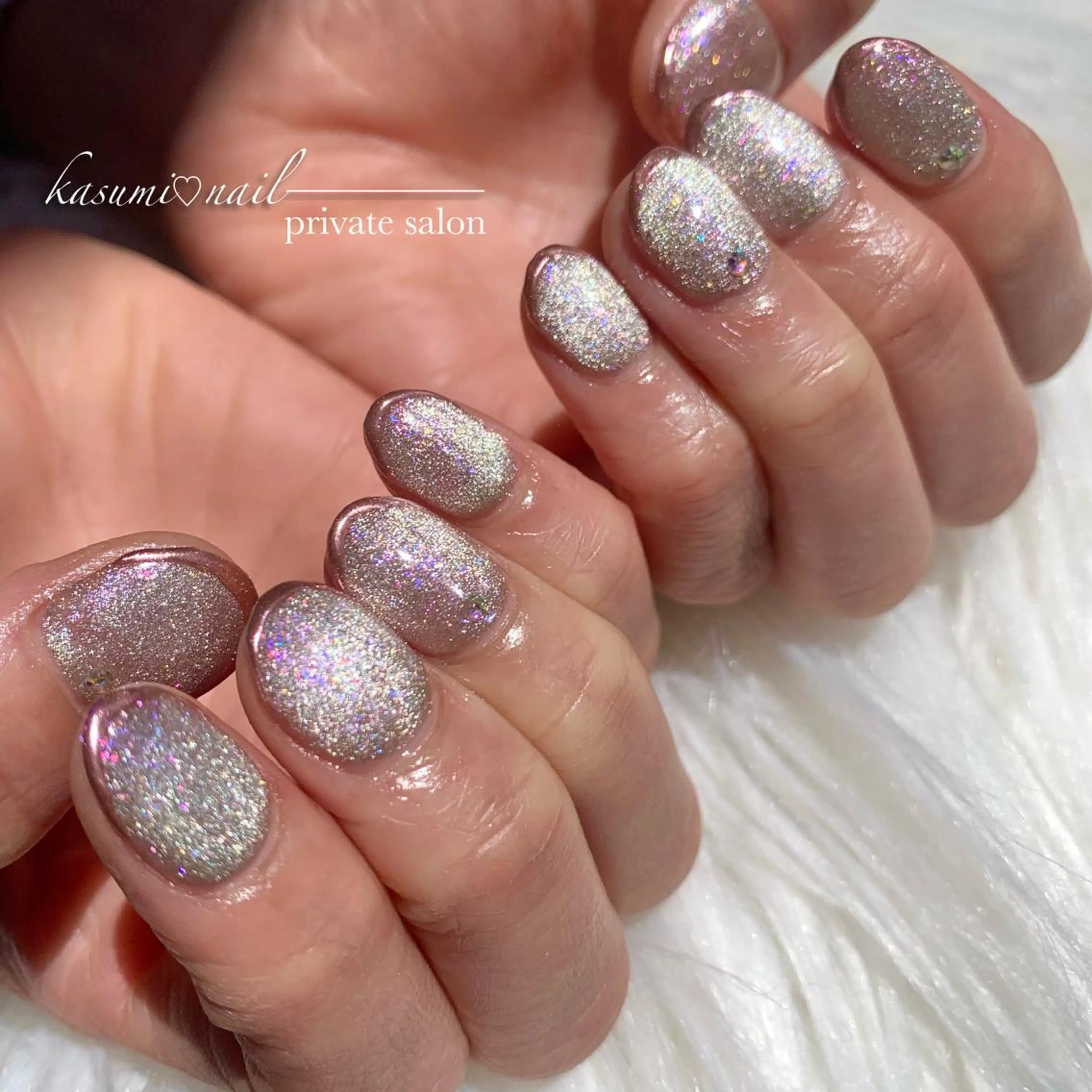 ネイル アートネイル フットネイル フレンチネイル ロングネイル マグネットネイル KASUMI♡ Nailのネイルデザイン