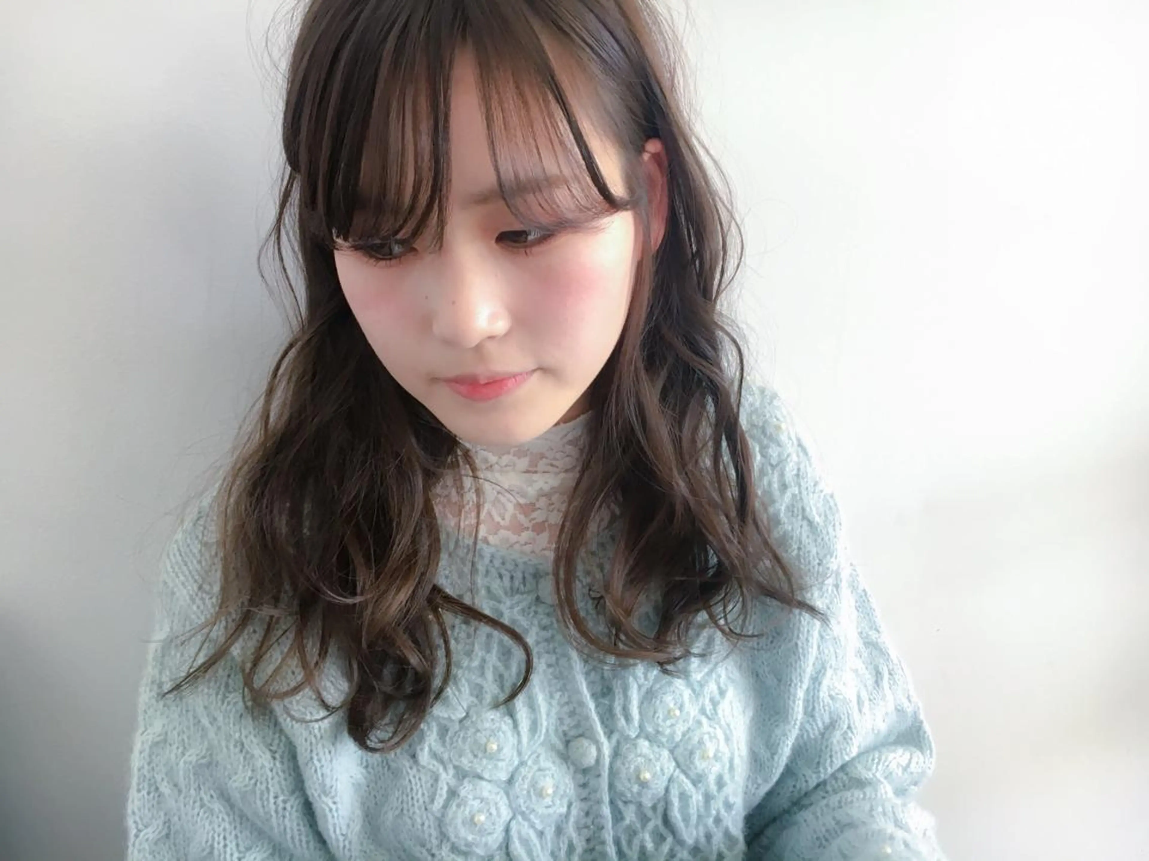 セミロング カラー ヘアアレンジ アッシュ ベージュカラー マンツーマン施術🦋 ayajuのヘアスタイル