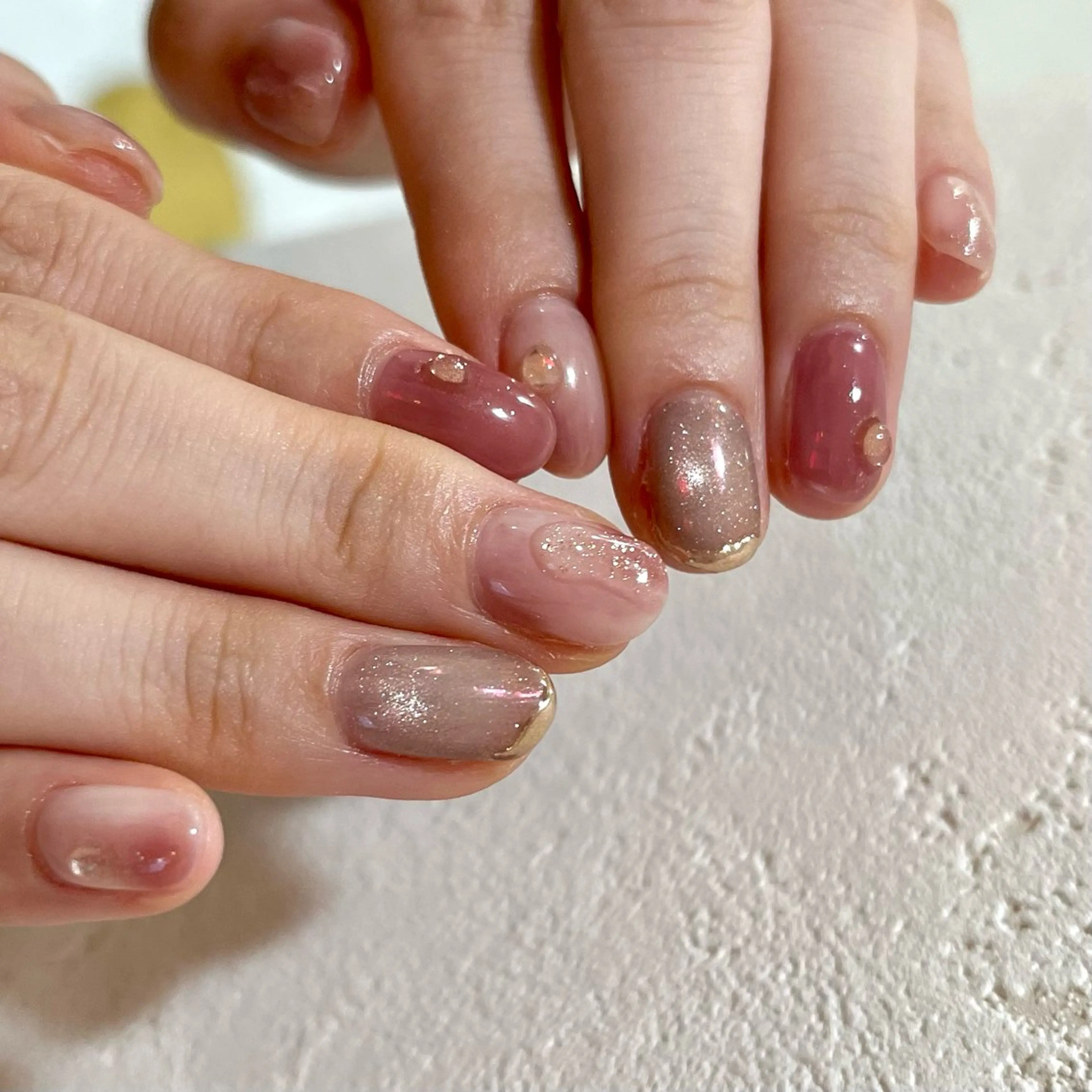 ネイル ハンドネイル 新宿ニュアンスネイル makotoのネイルデザイン