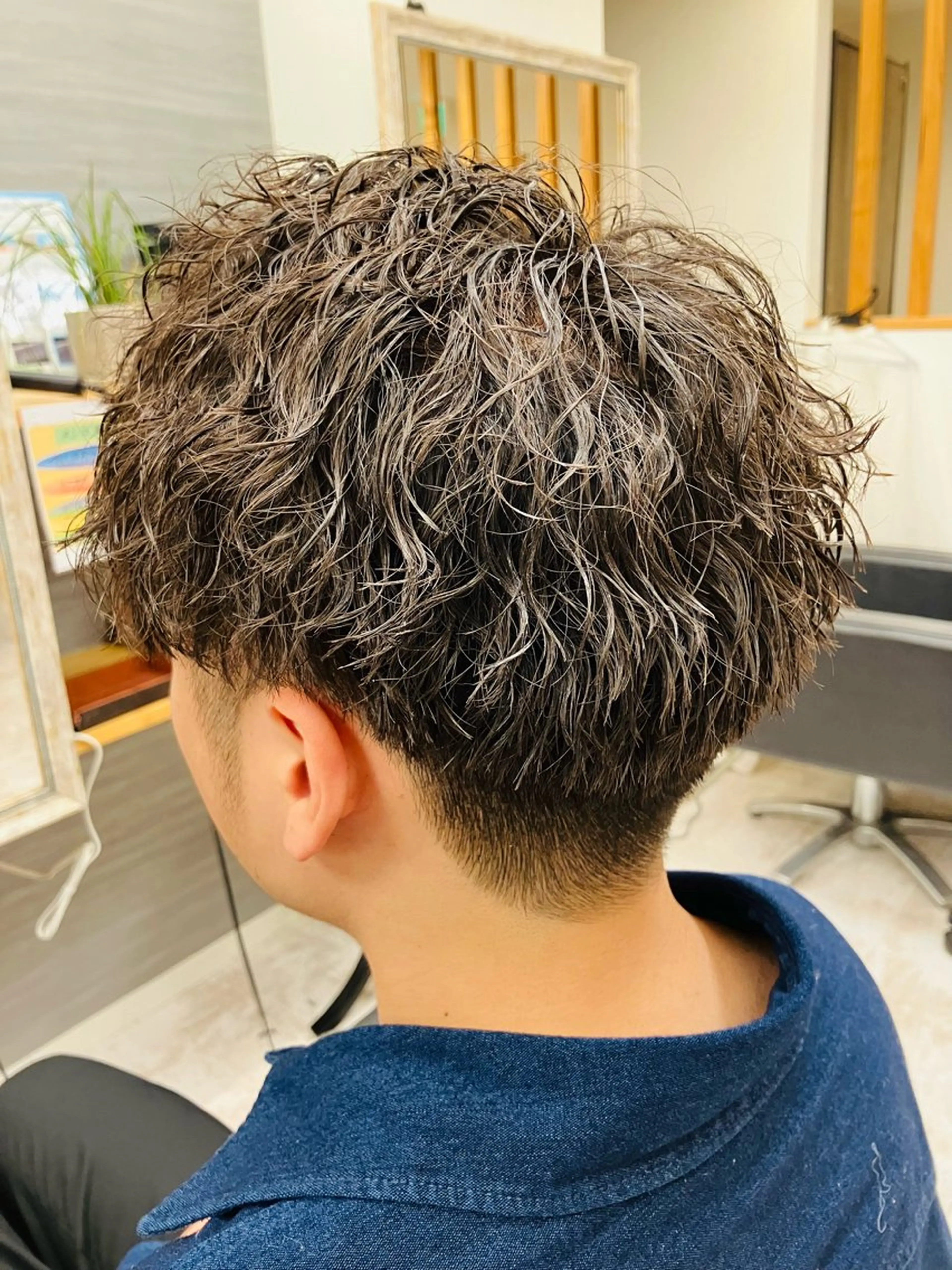 パーマ メンズ カット パーマ メンズ特化/パーマ/ フェードWATARUのヘアスタイル