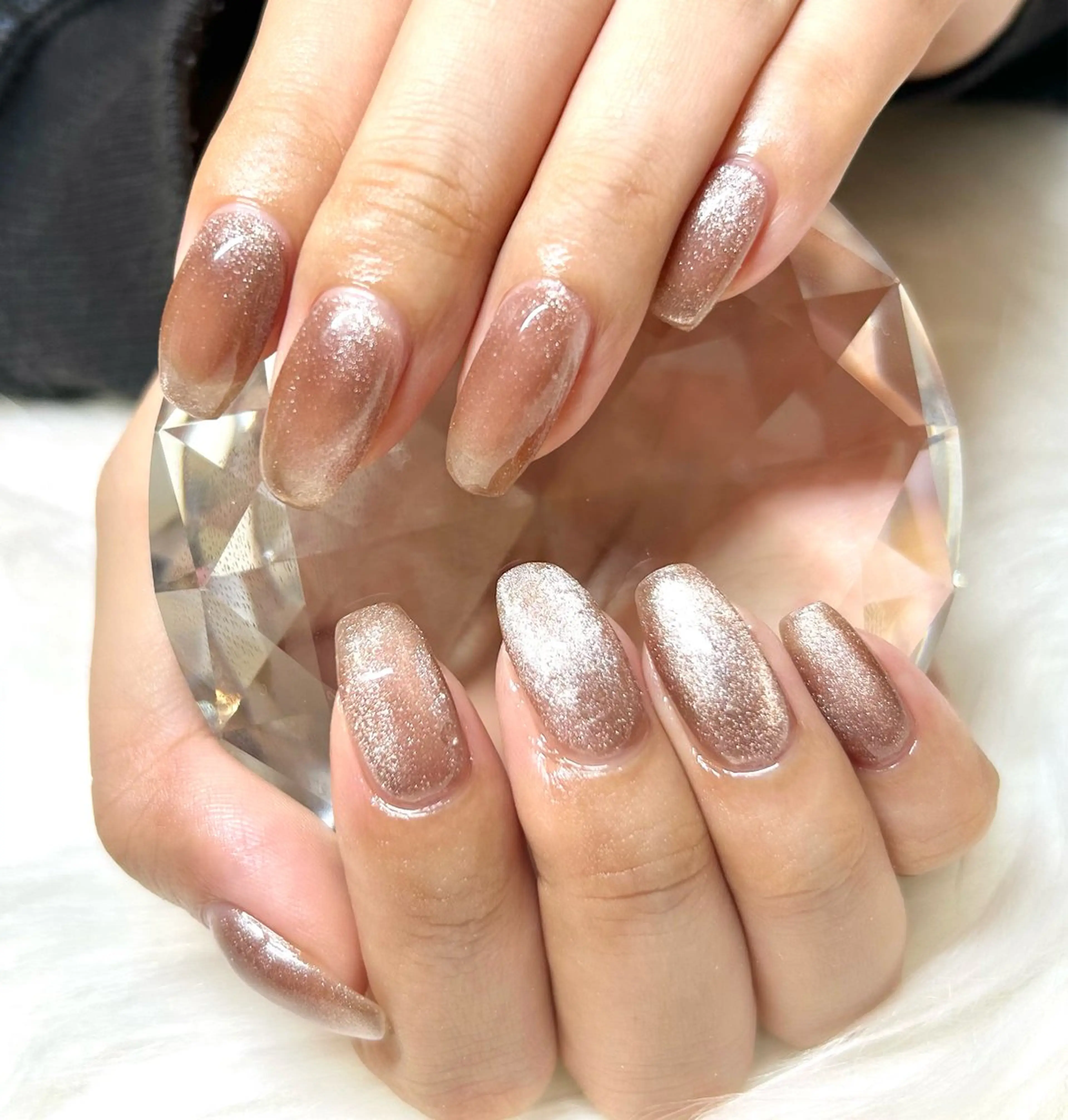 ネイル ニュアンスネイル 冬ネイル 頑張る女性の味方✴︎ M.i　nail ♡のネイルデザイン