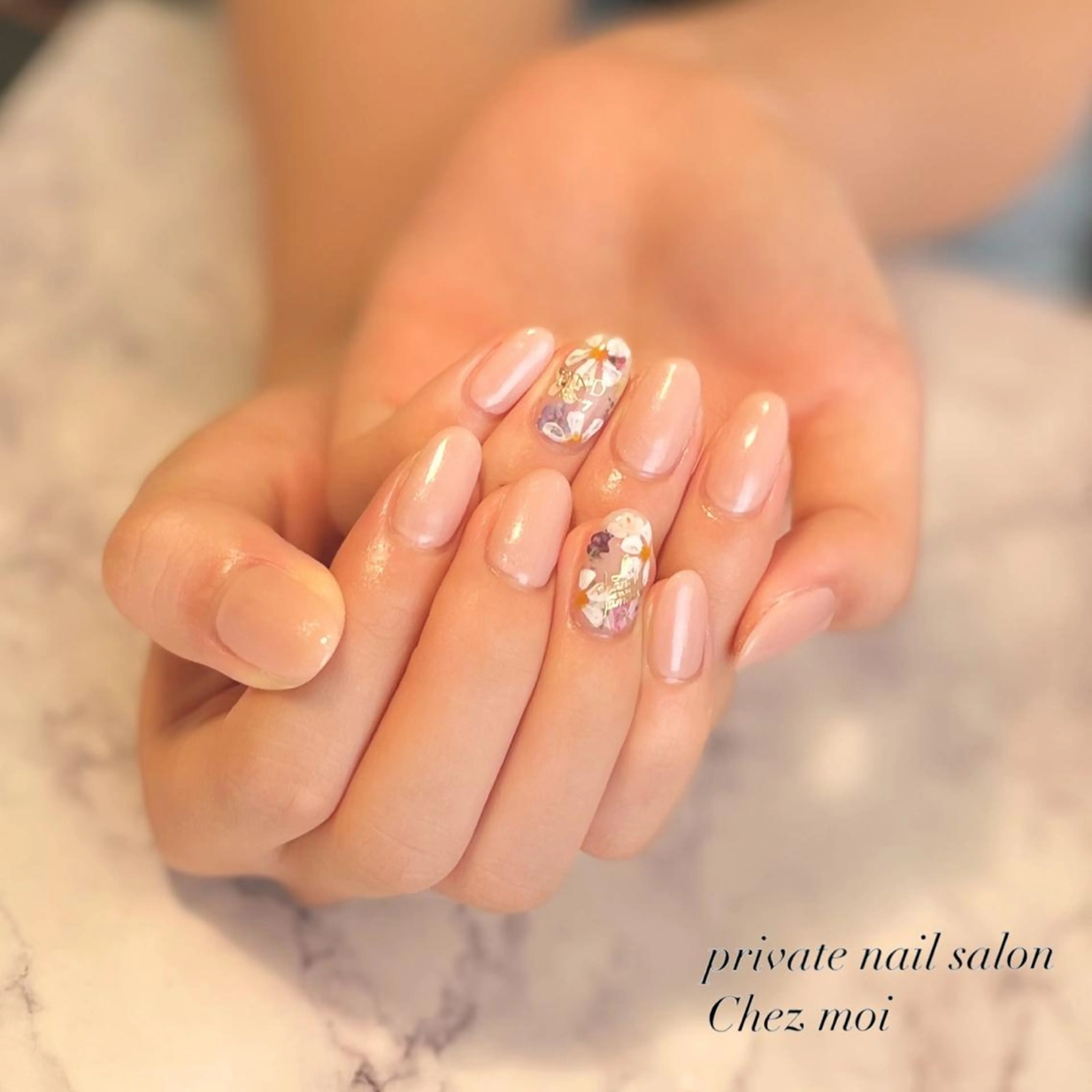 ネイル フラワーネイル KOMINE TOMOKOのネイルデザイン