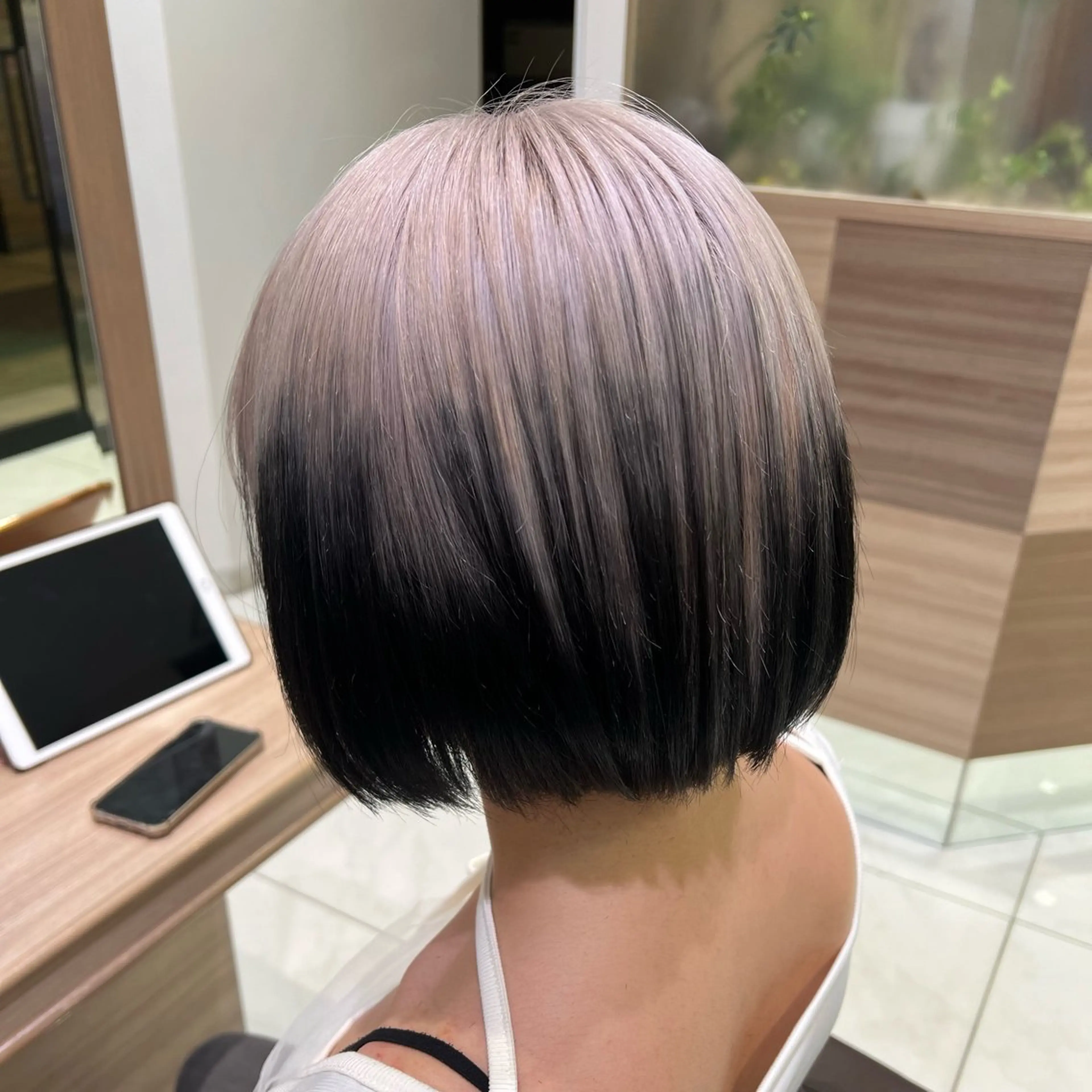 ミディアム カラー カット ヘアカラー トリートメント ブリーチ/デザイン 💎ryuyaのヘアスタイル