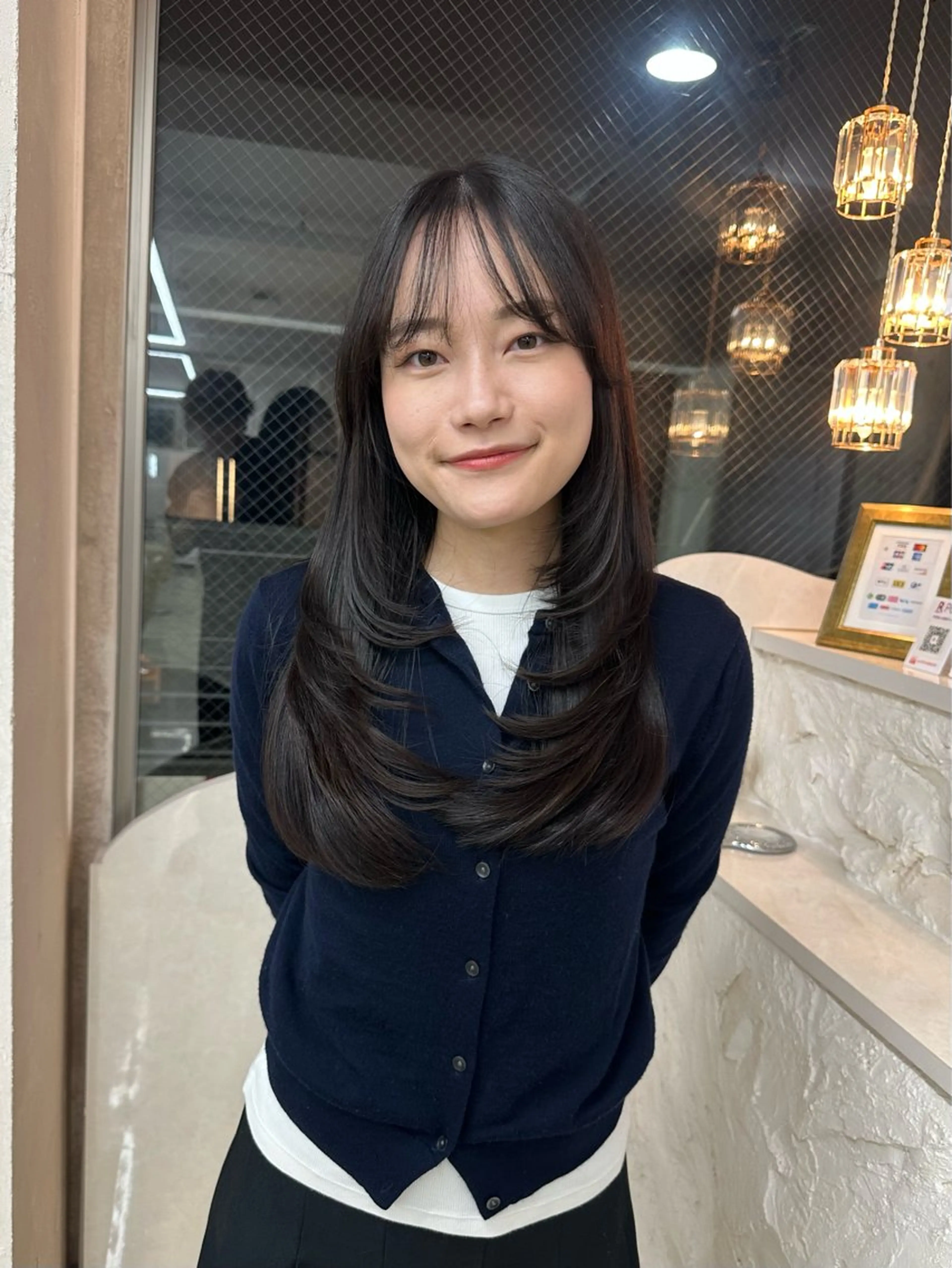 ロング ハイライト レイヤーカット 縮毛矯正 ウルフカット カット XELM/RUI /高崎/ブリーチ/のヘアスタイル