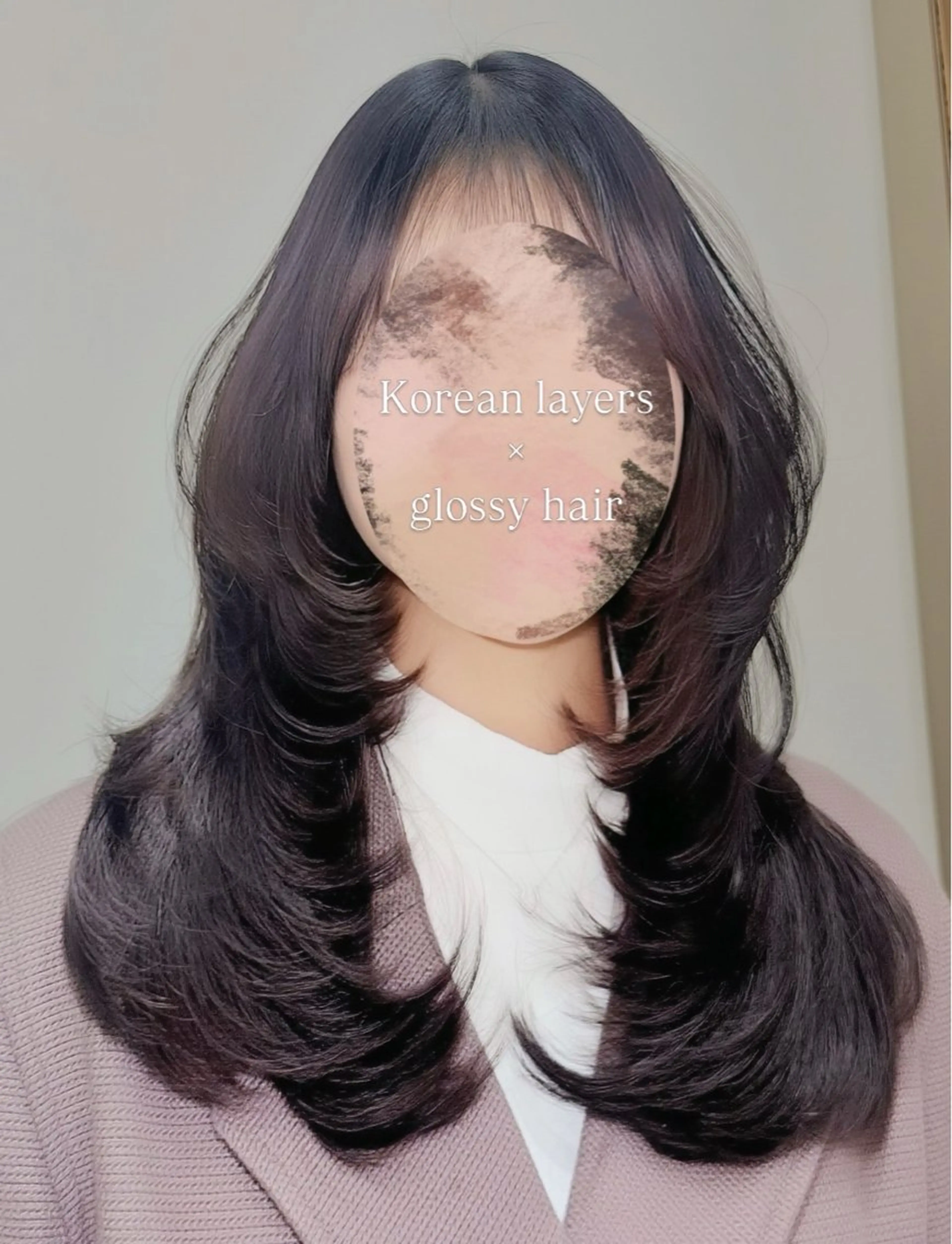 ミディアム カット ヘアカラー トリートメント 京都河原町 髪質改善🌛‧˚花綸のヘアスタイル