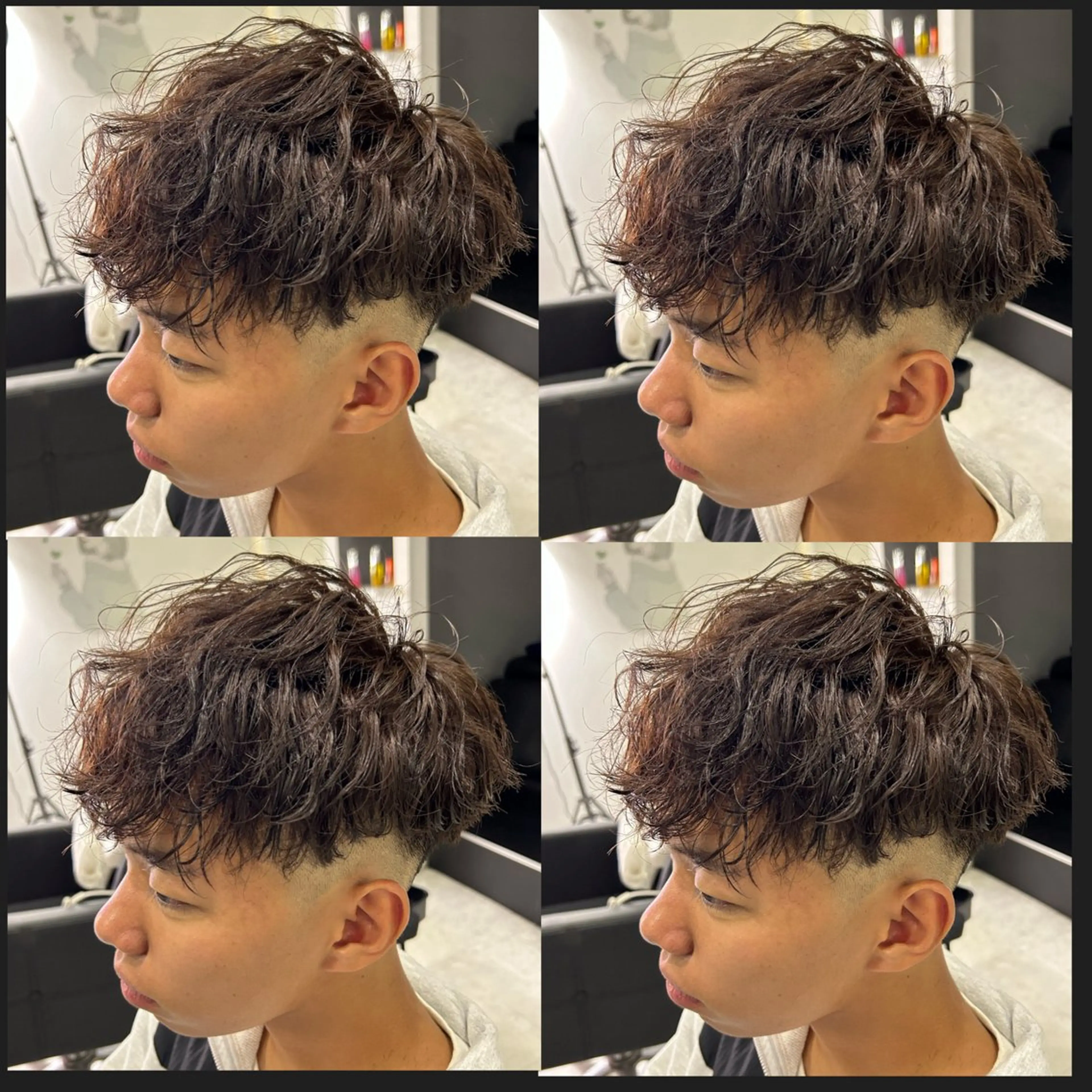 ショート 🔥メンズパーマ 特化 渡辺一翔のヘアスタイル