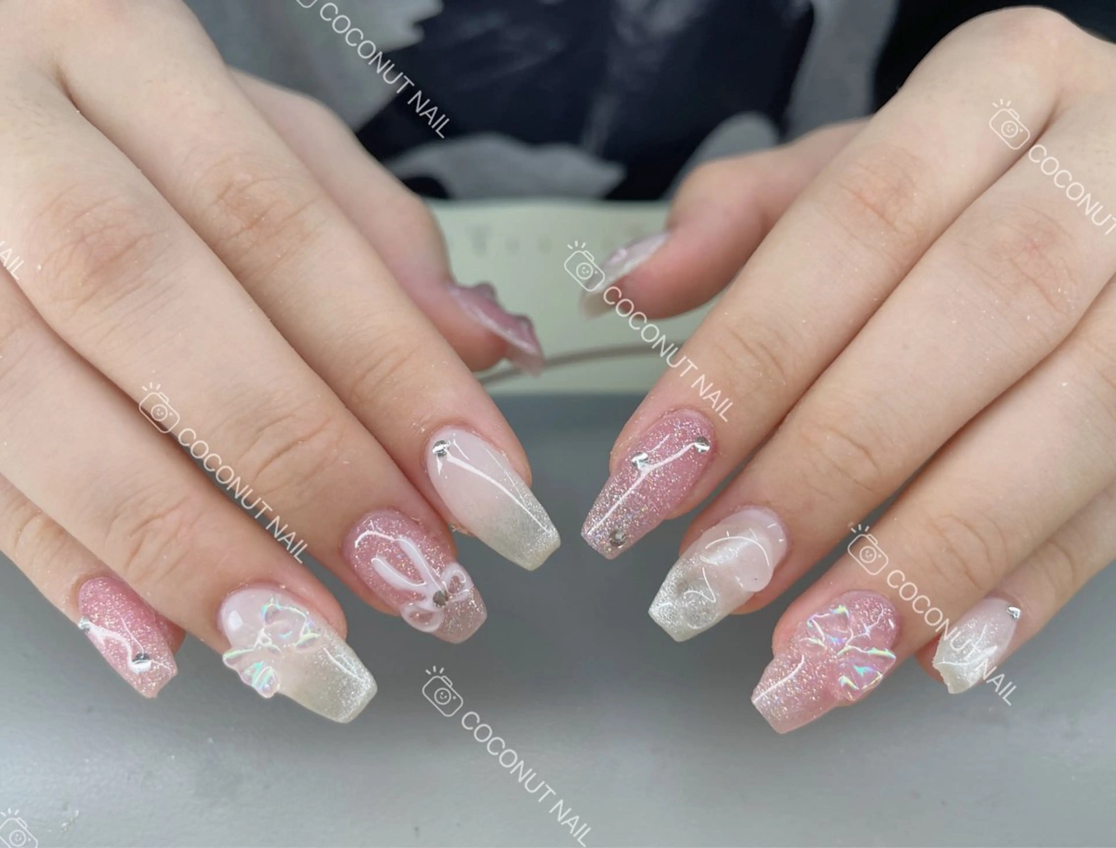 ネイル ハンドネイル 神田 ココナッツのネイルデザイン