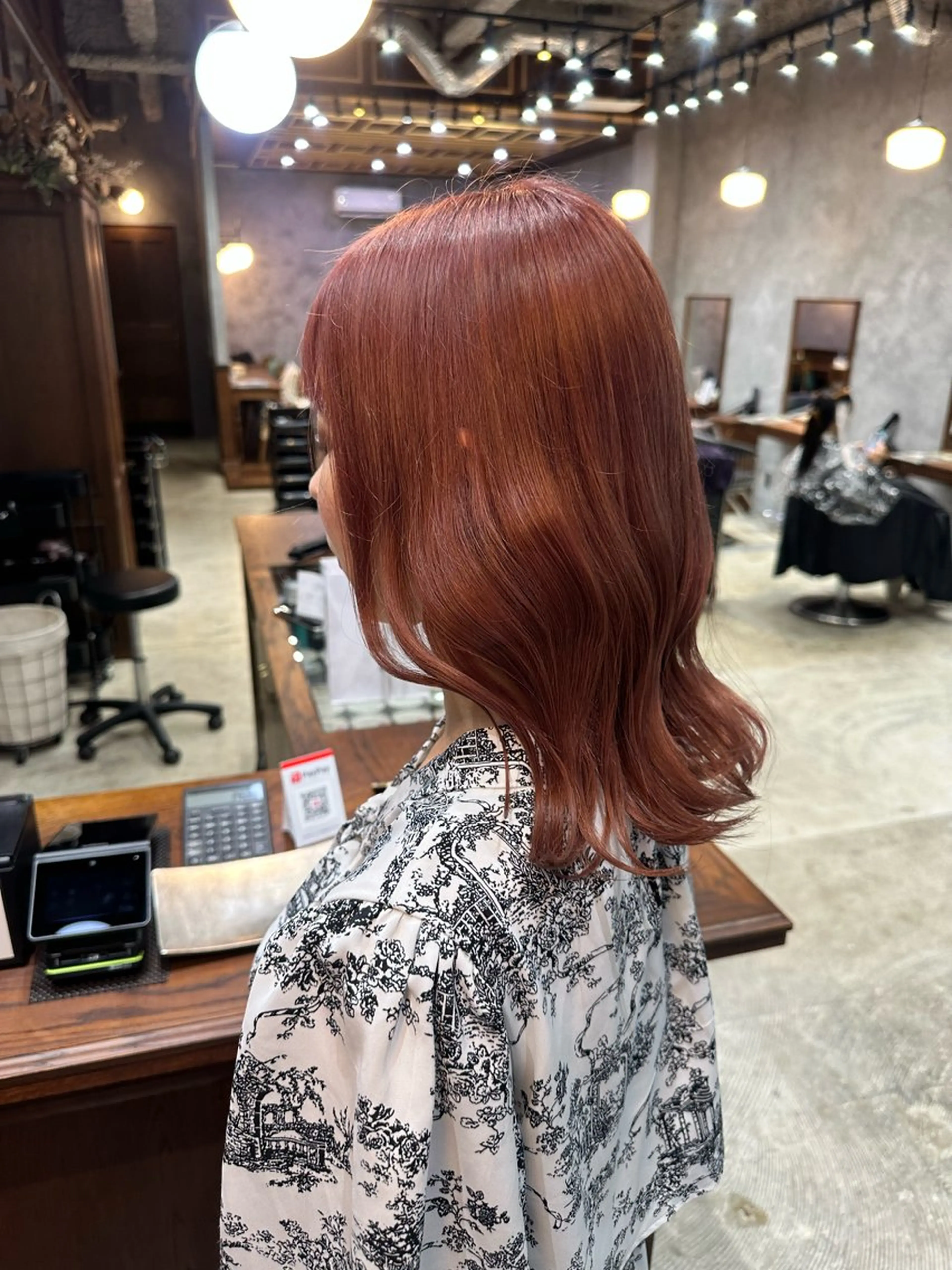 ミディアム ヘアカラー 韓国ヘア/透明感 カラー/金子 愛優のヘアスタイル