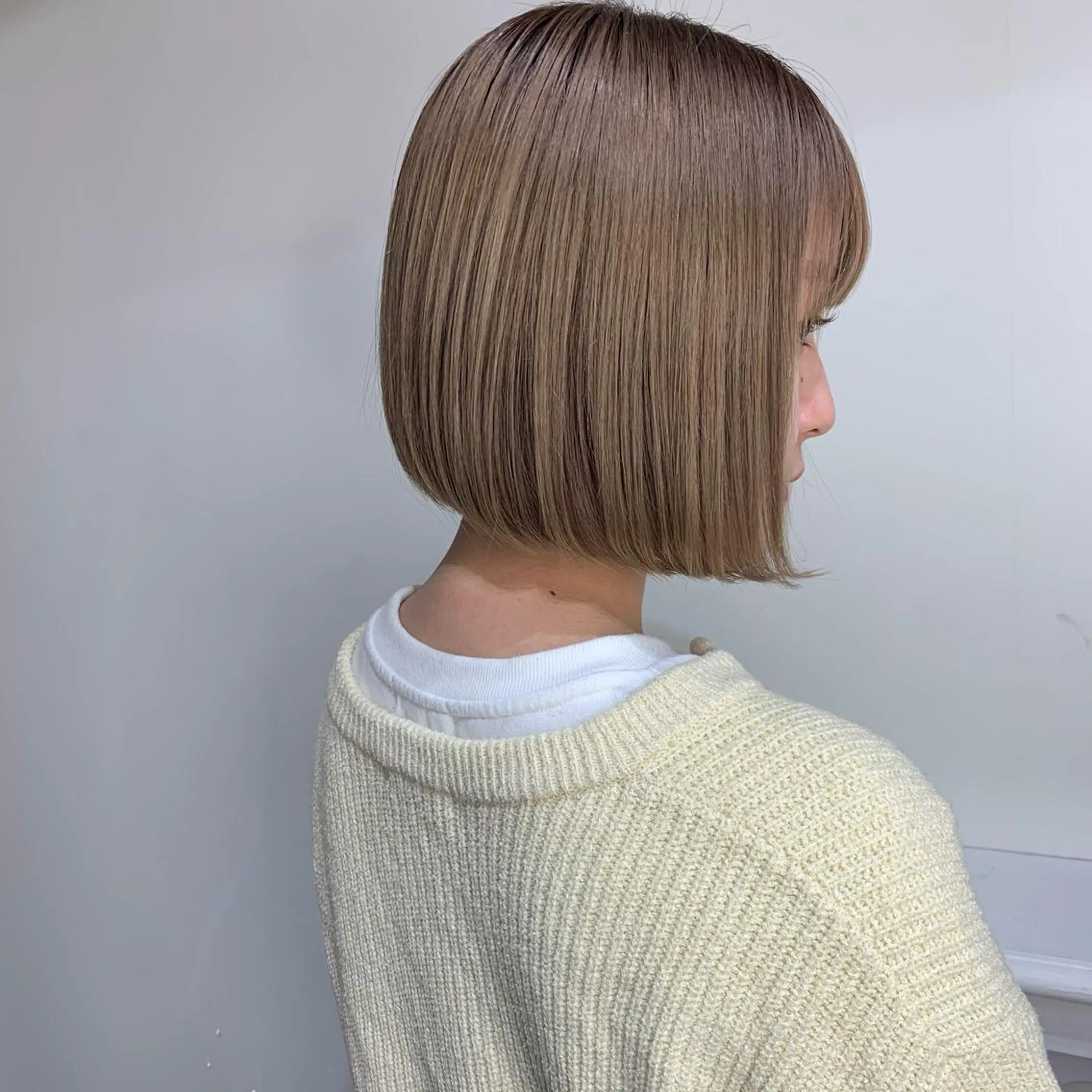 ミディアム カラー stylist店長 岡本真依のヘアスタイル