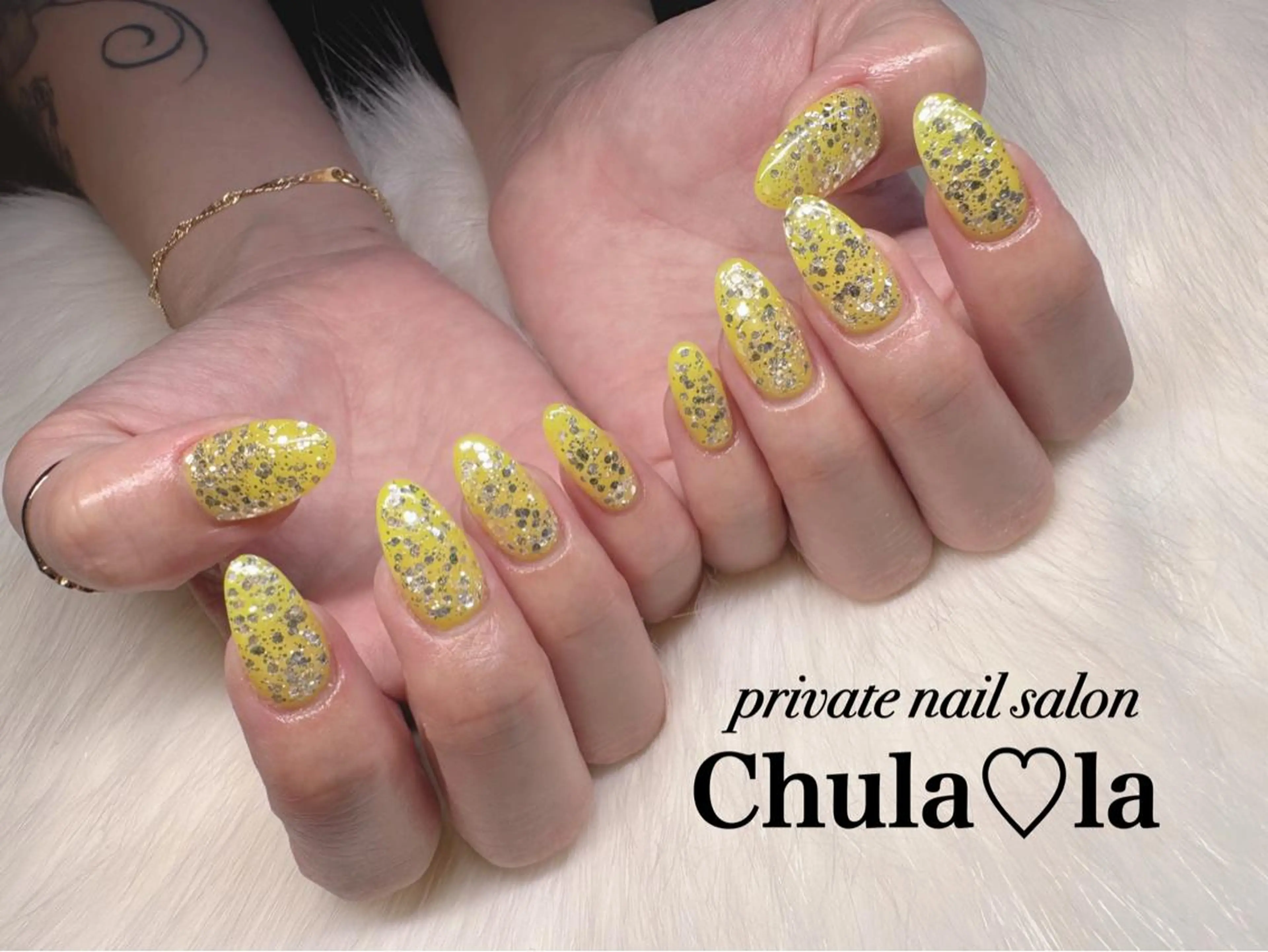 ネイル ラメ(グリッター) ハンドネイル Chula♡la 豊見城市高安のネイルデザイン