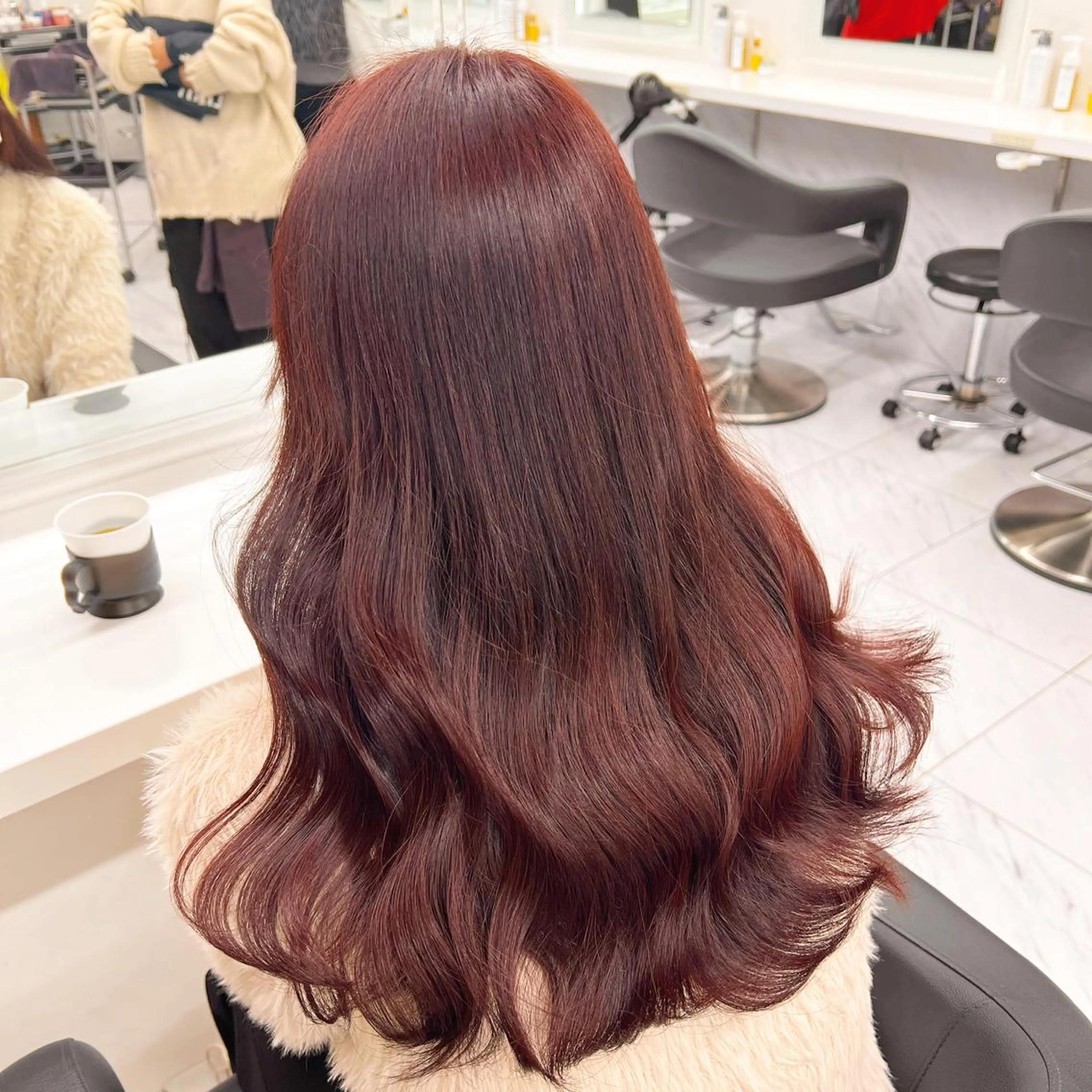 ミディアム 💖札幌カラー 指名No.1💖玲奈のヘアスタイル