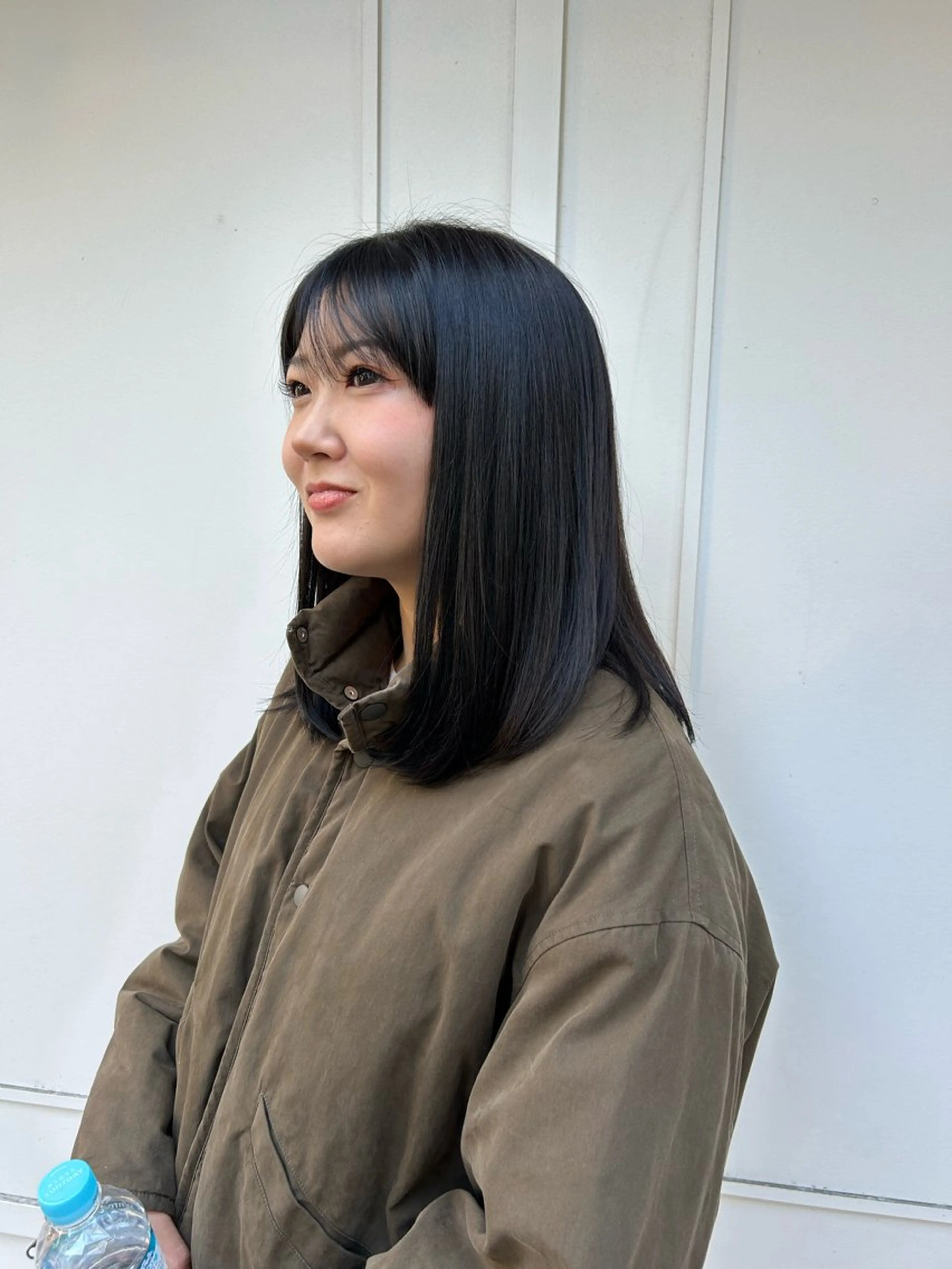 セミロング カラー レイヤーカット/髪質 改善✨/藤田侑花のヘアスタイル