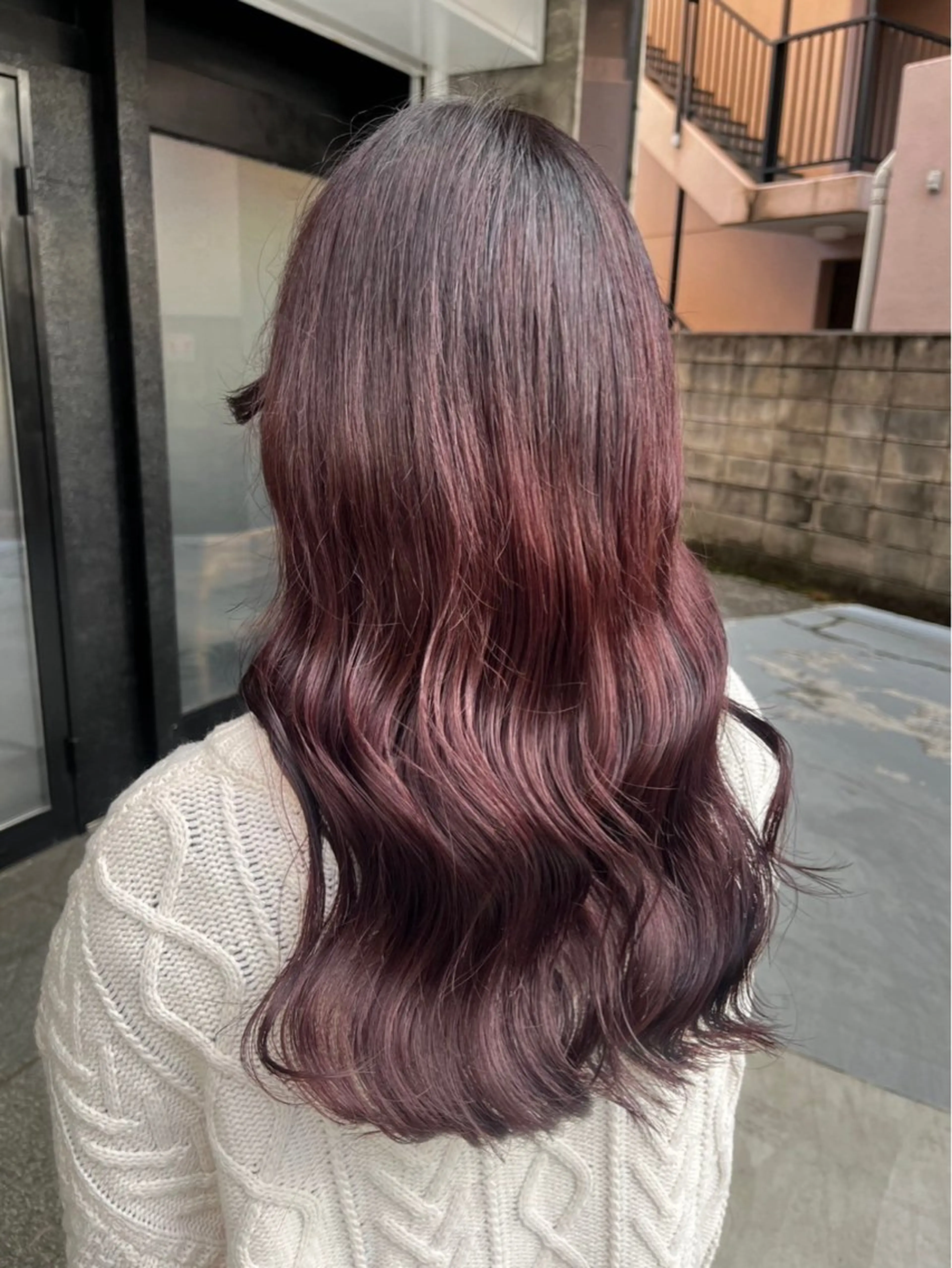 ロング ヘアカラー ハイトーン/韓国風/ 艶髪/吉祥寺のヘアスタイル