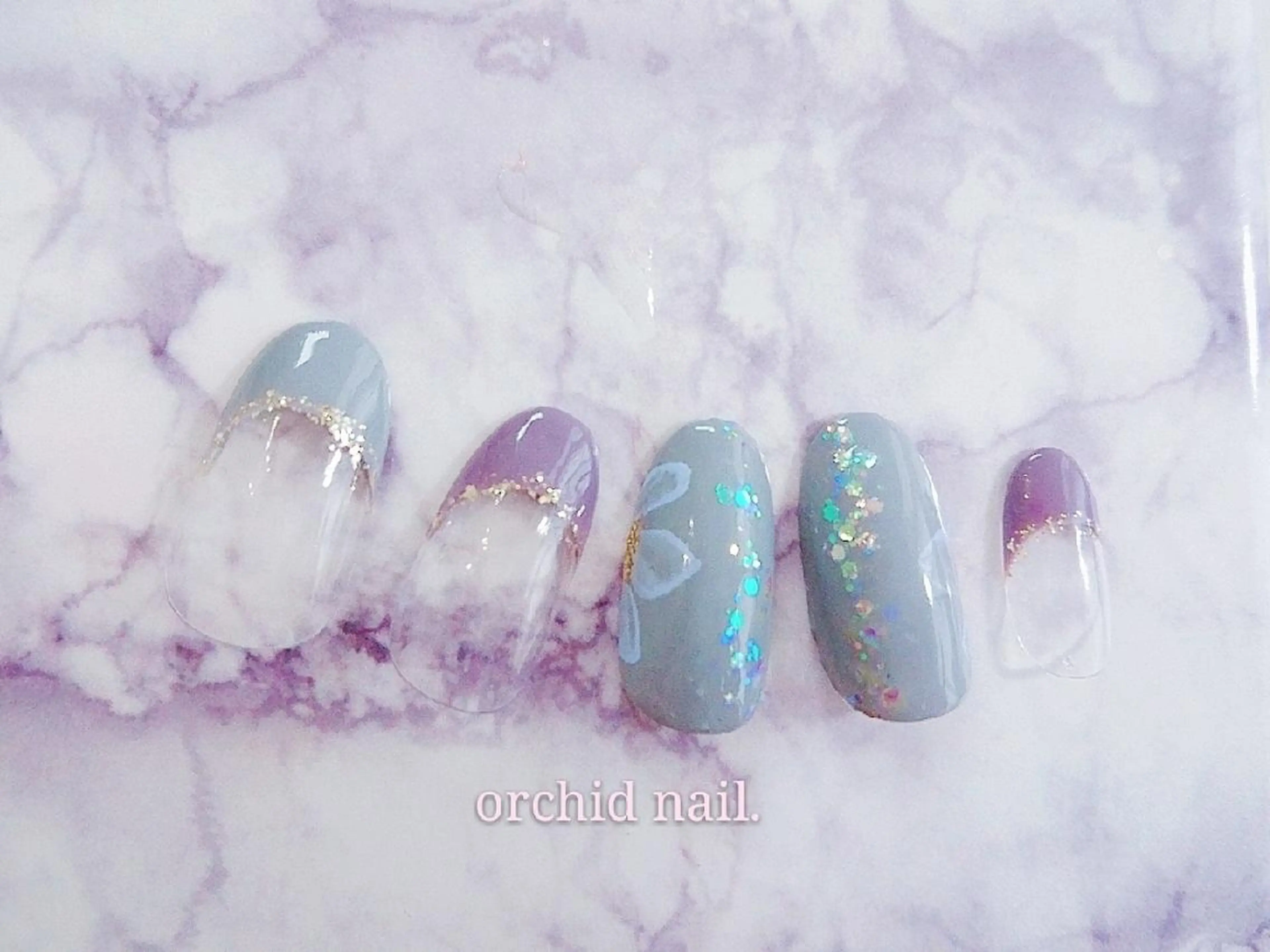 ネイル orchid ♡オーキッドのネイルデザイン