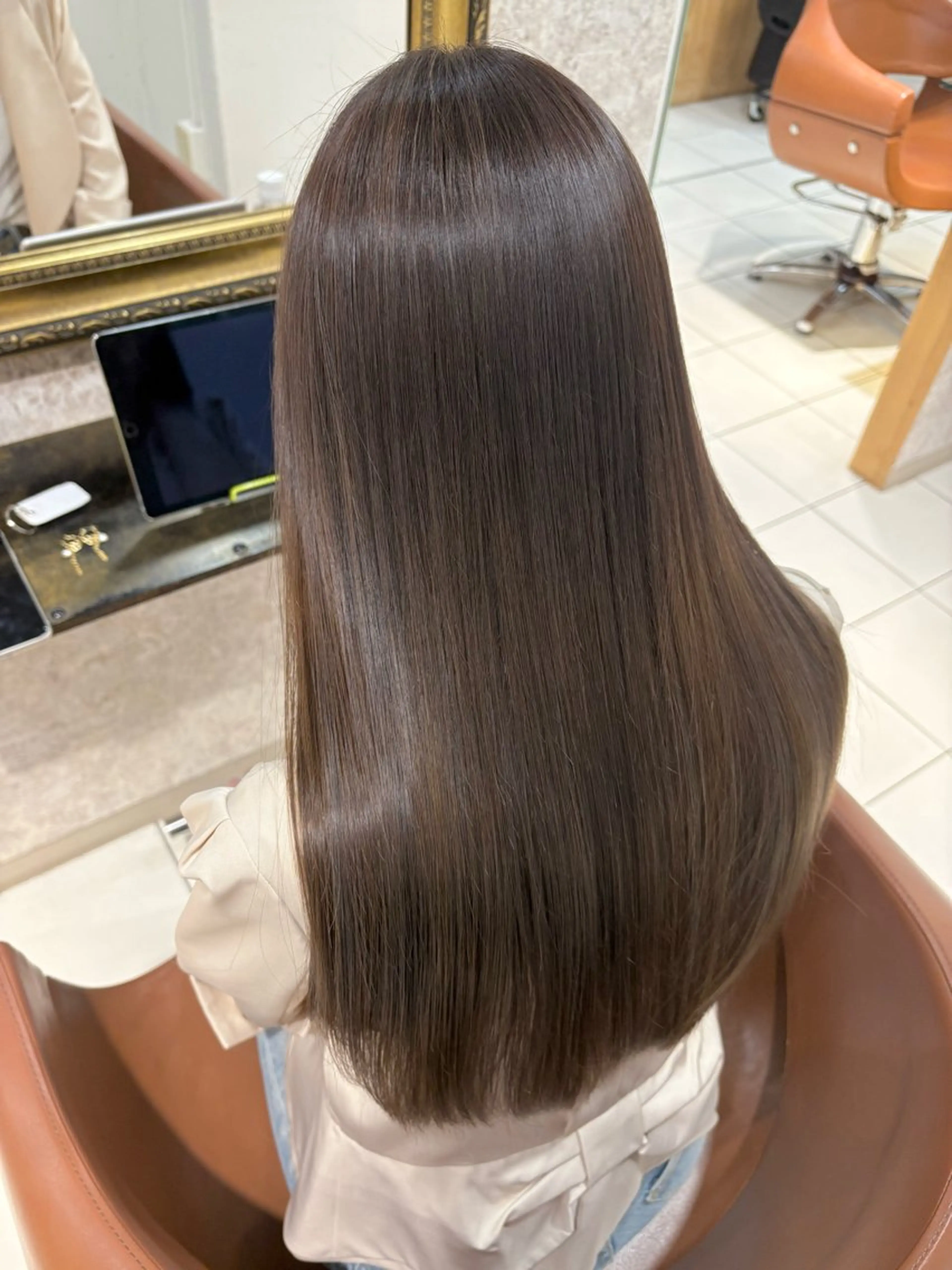 ロング MORISAKI ✂︎縮毛矯正のヘアスタイル