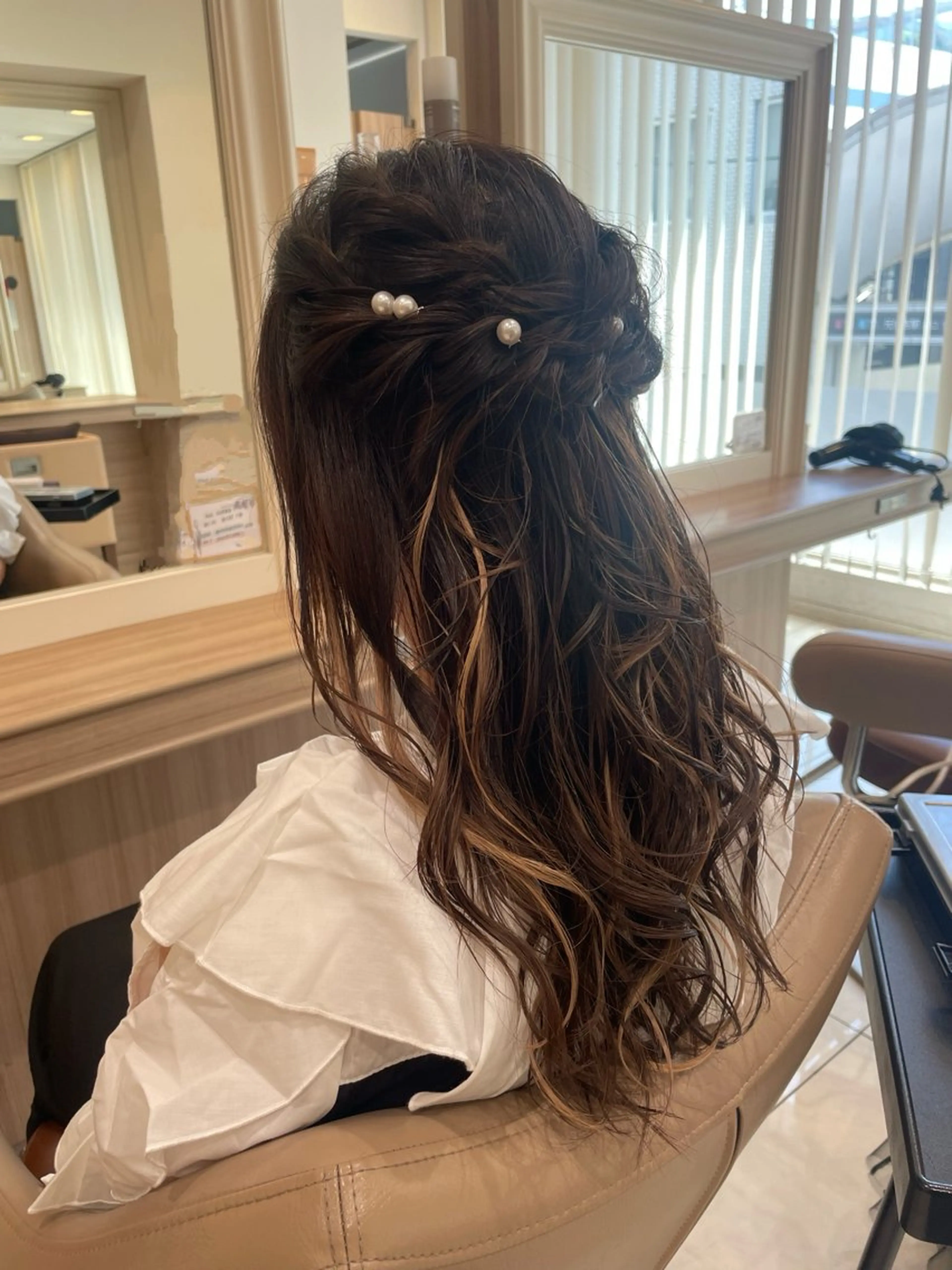 ロング ヘアアレンジ ヘアセット 韓国ヘアメイク🎀/ 縮毛矯正✨山本媛香のヘアスタイル