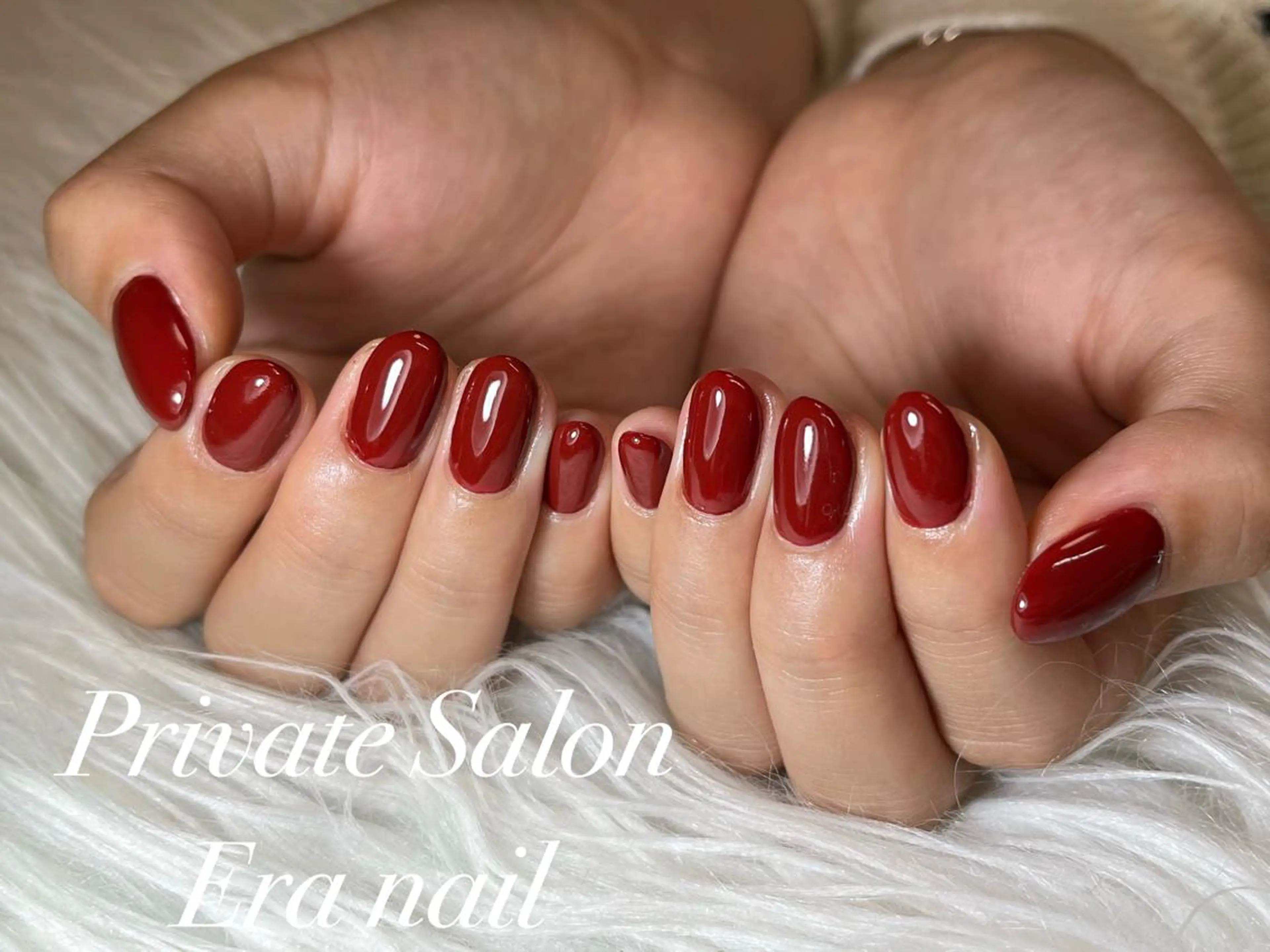 ネイル ワンカラーネイル ハンドネイル Era nailのネイルデザイン