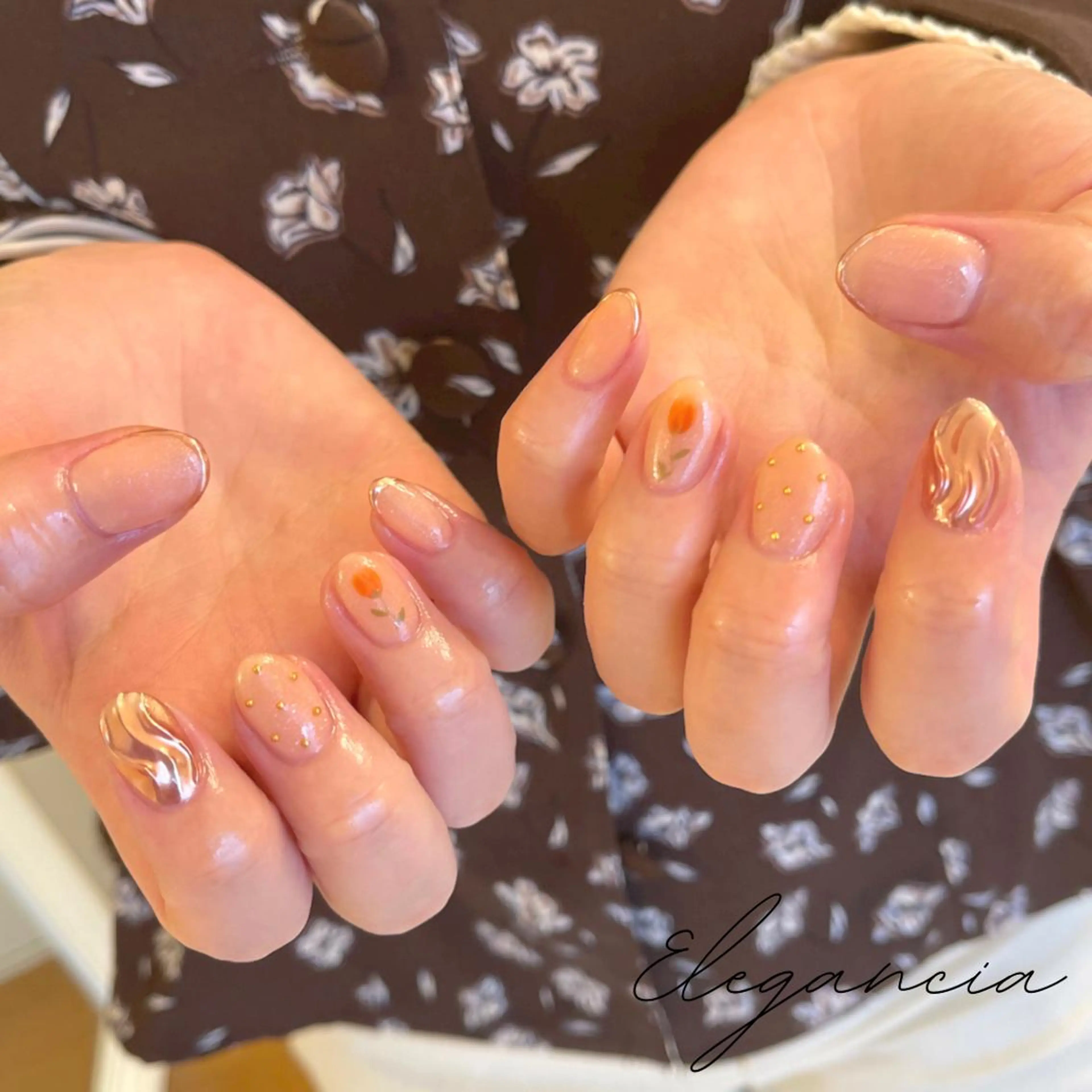 カラー ネイル ハンドネイル Elegancia. Hiromiのネイルデザイン