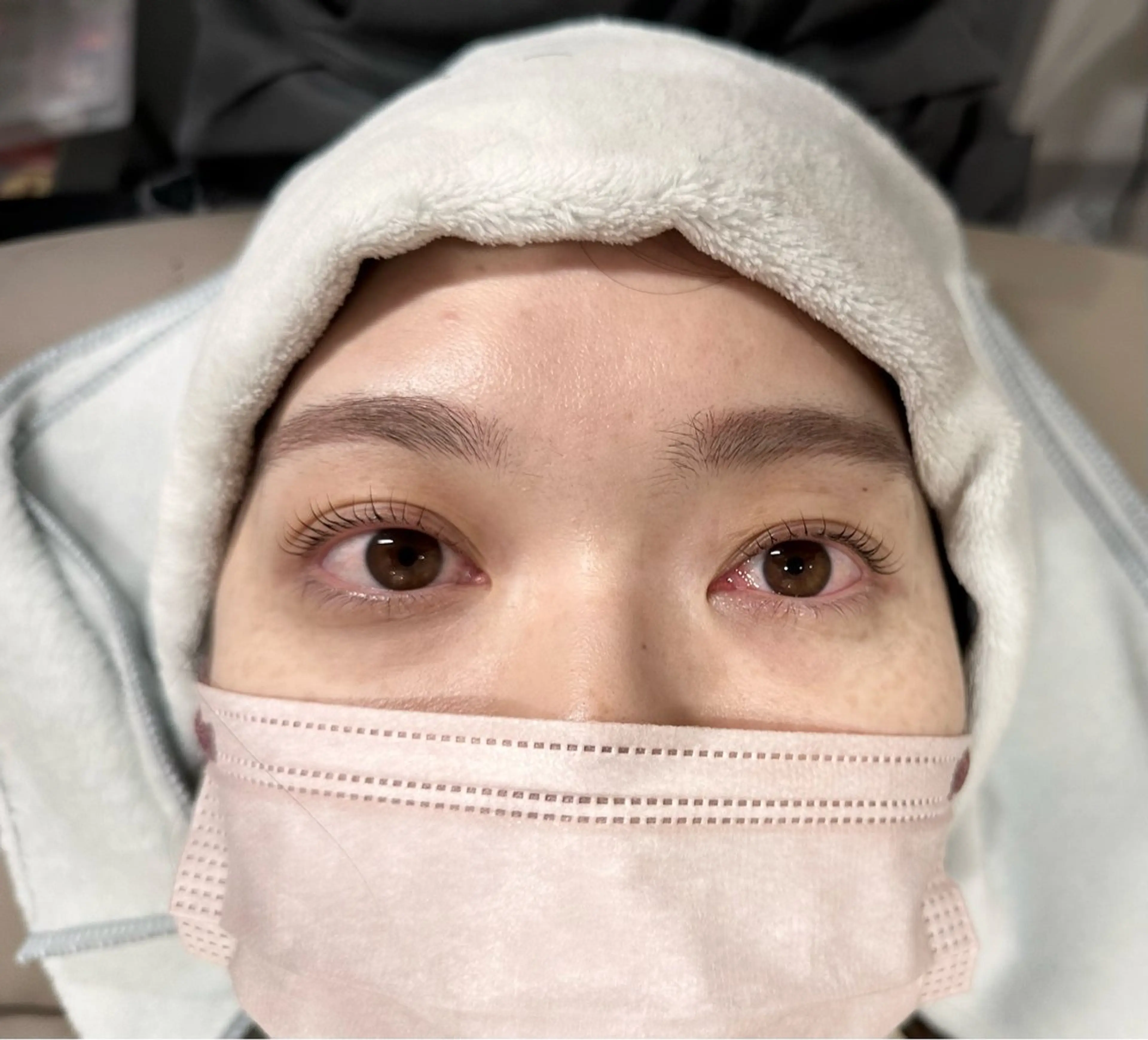 マツエク・マツパ 一重×まつ毛パーマ 🤍束感マツエク /難波/moe/🤍のマツエク・マツパデザイン