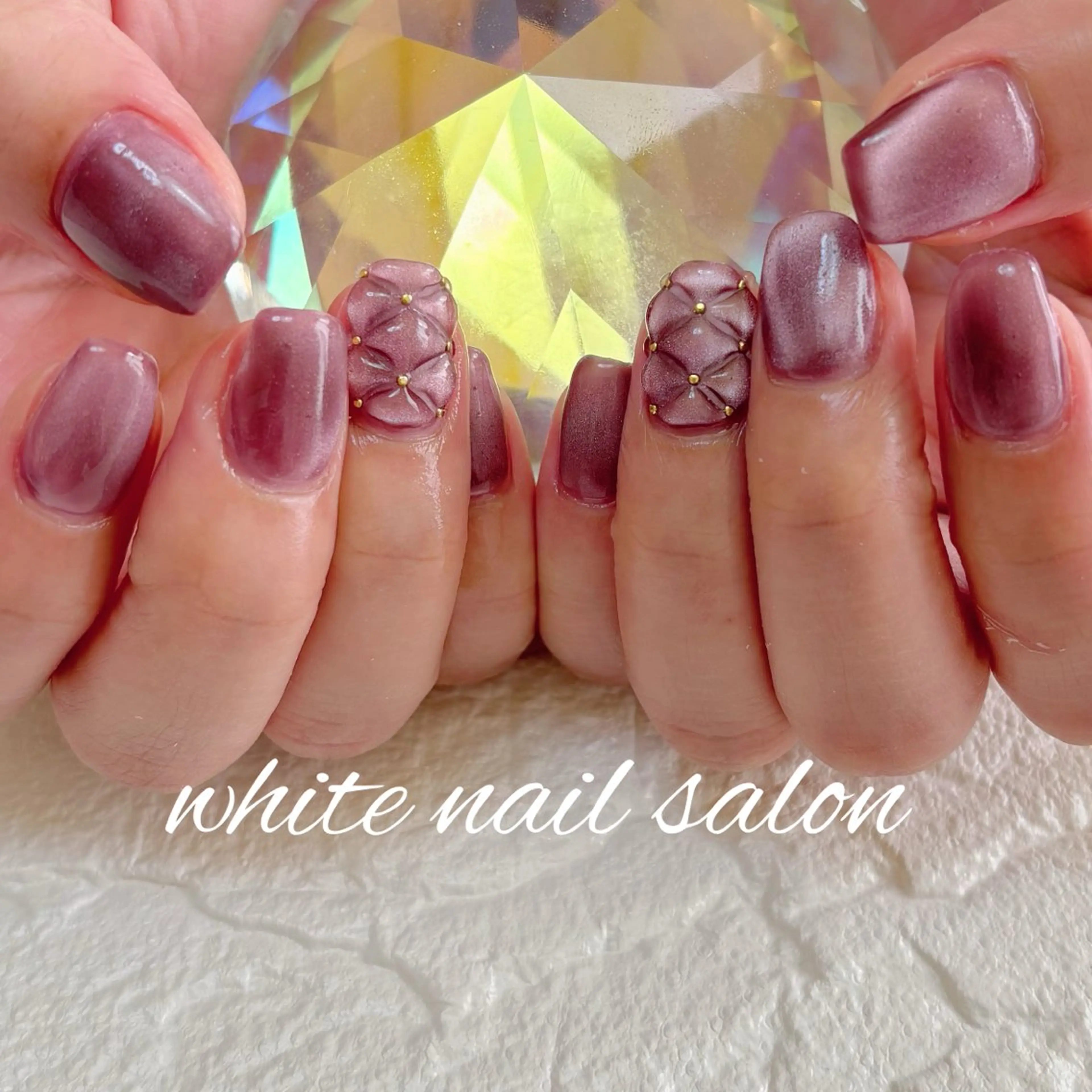ネイル フットネイル 持ち込み ハンドネイル white nail salonのネイルデザイン
