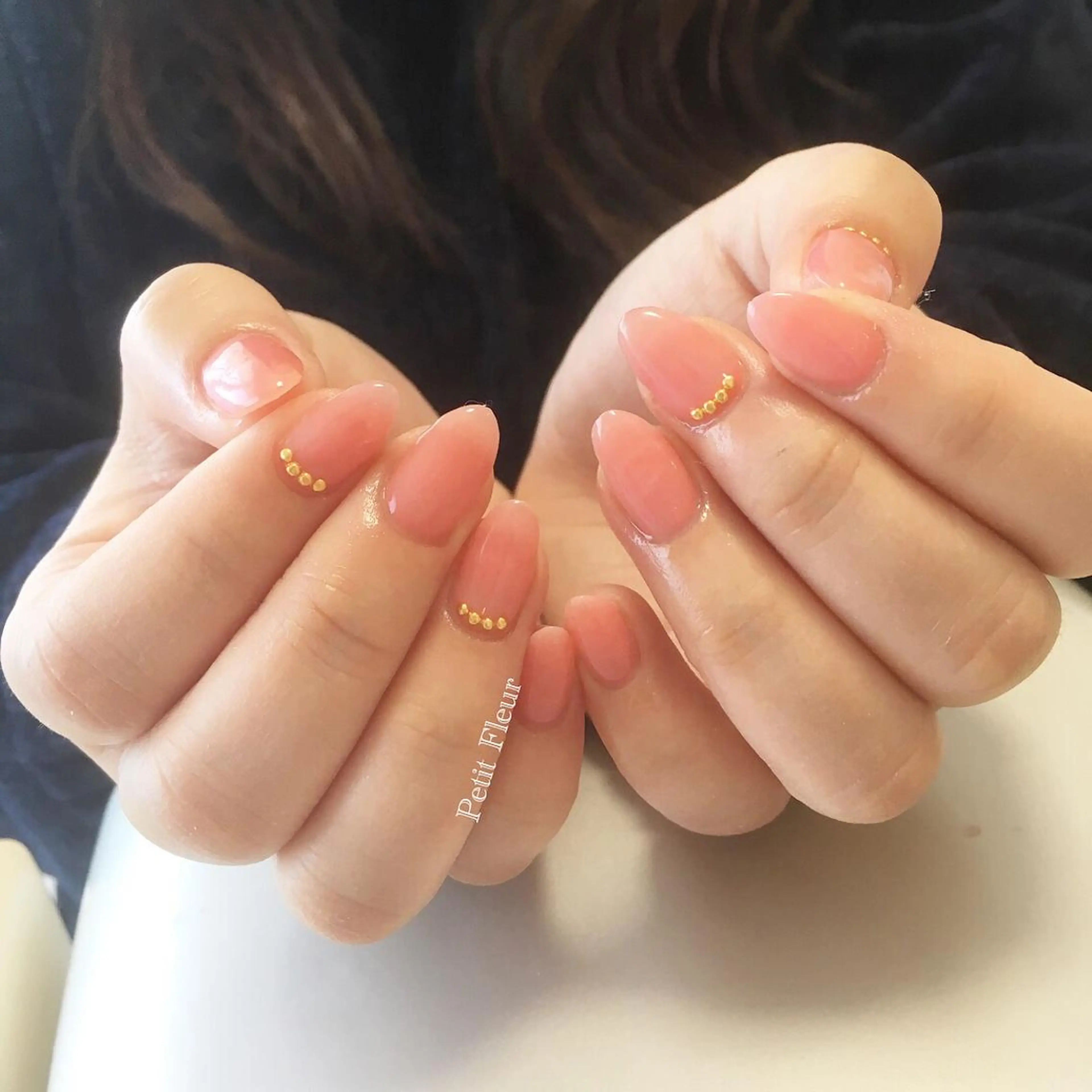 ネイル クリアネイル 春ネイル Petit Fleur所属・青柳 亜梨奈のマツエク・マツパデザイン