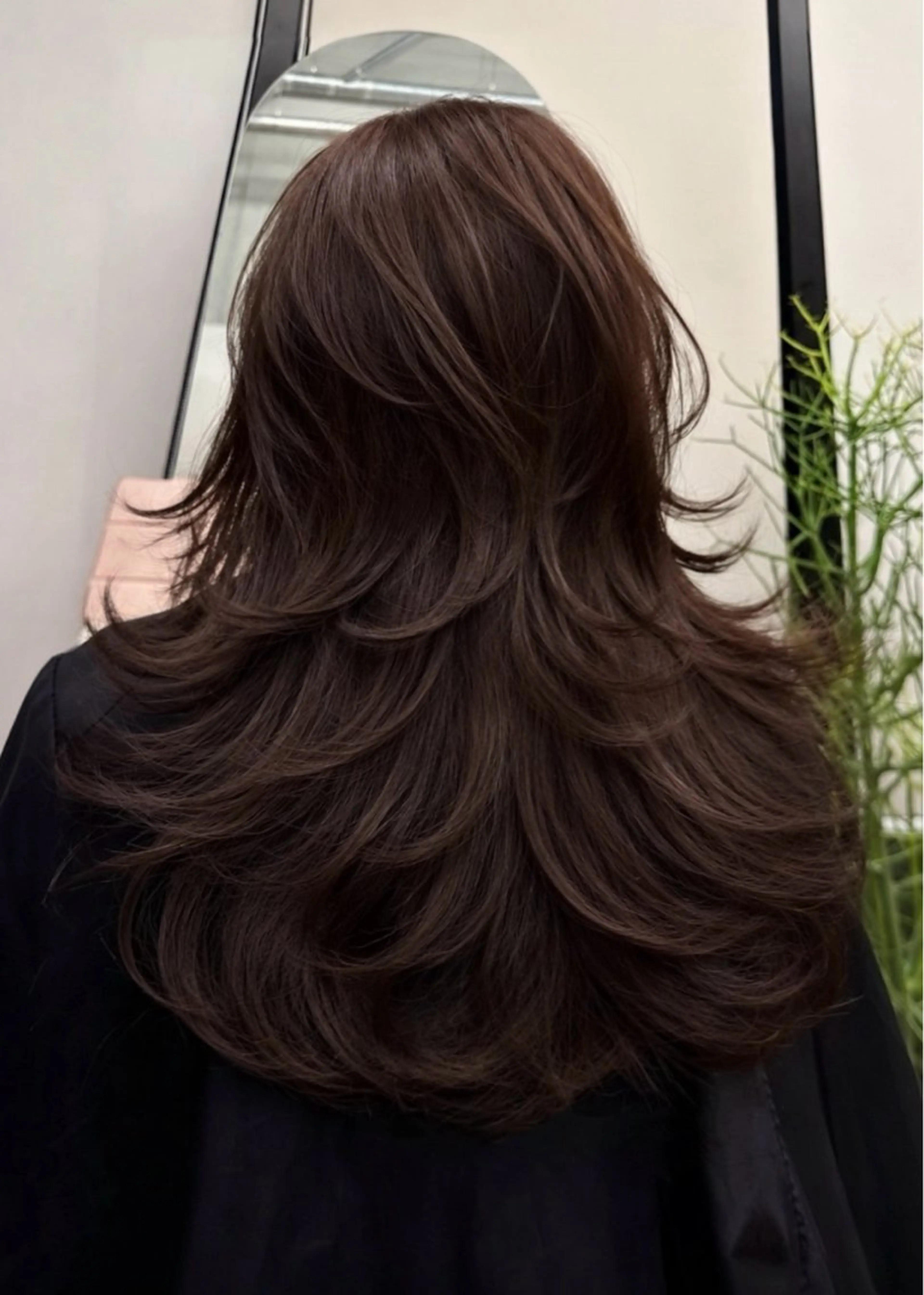 ロング くびれヘア くびれレイヤー レイヤーカット 海外ヘア/美髪矯正 海外レイヤー/ヒラキのヘアスタイル