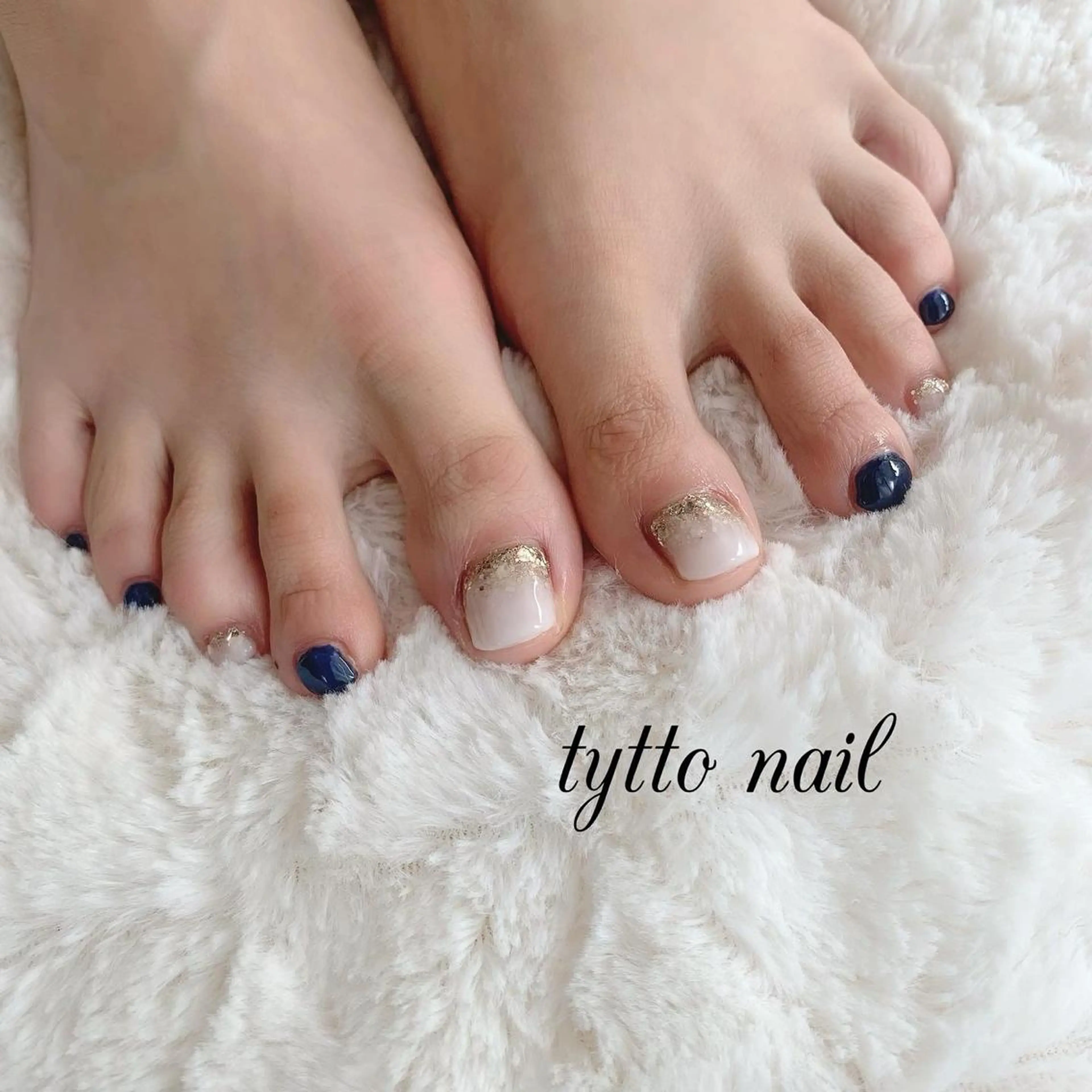 ネイル フットネイル グラデーション 韓国ネイル ラメ(グリッター) 夏ネイル フットネイル tytto nail ❤︎‪‪eri‪‪のネイルデザイン