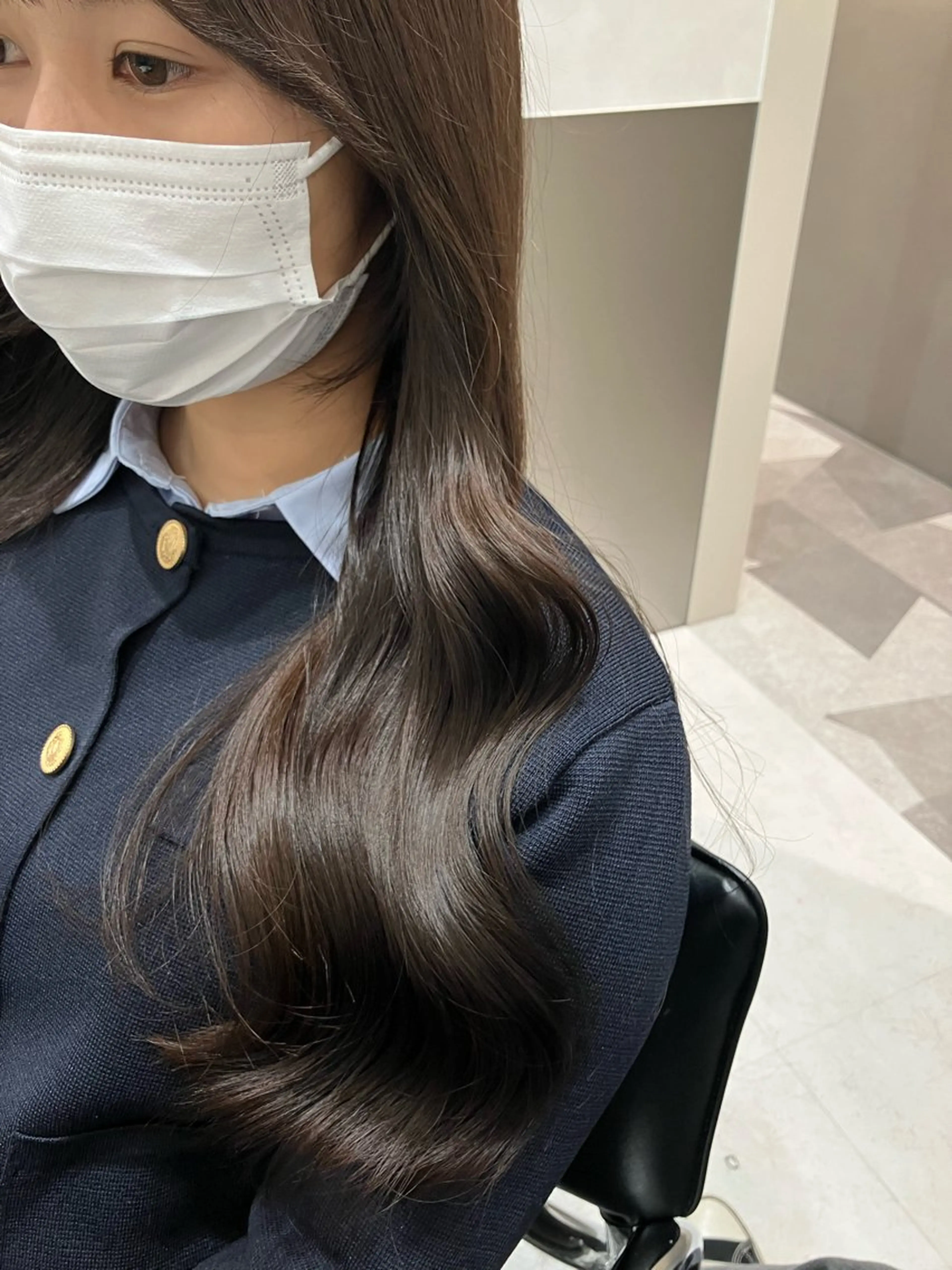 カラー カット ヘアカラー トリートメント 💖ブリーチなし透明 感💖ASAHIのヘアスタイル