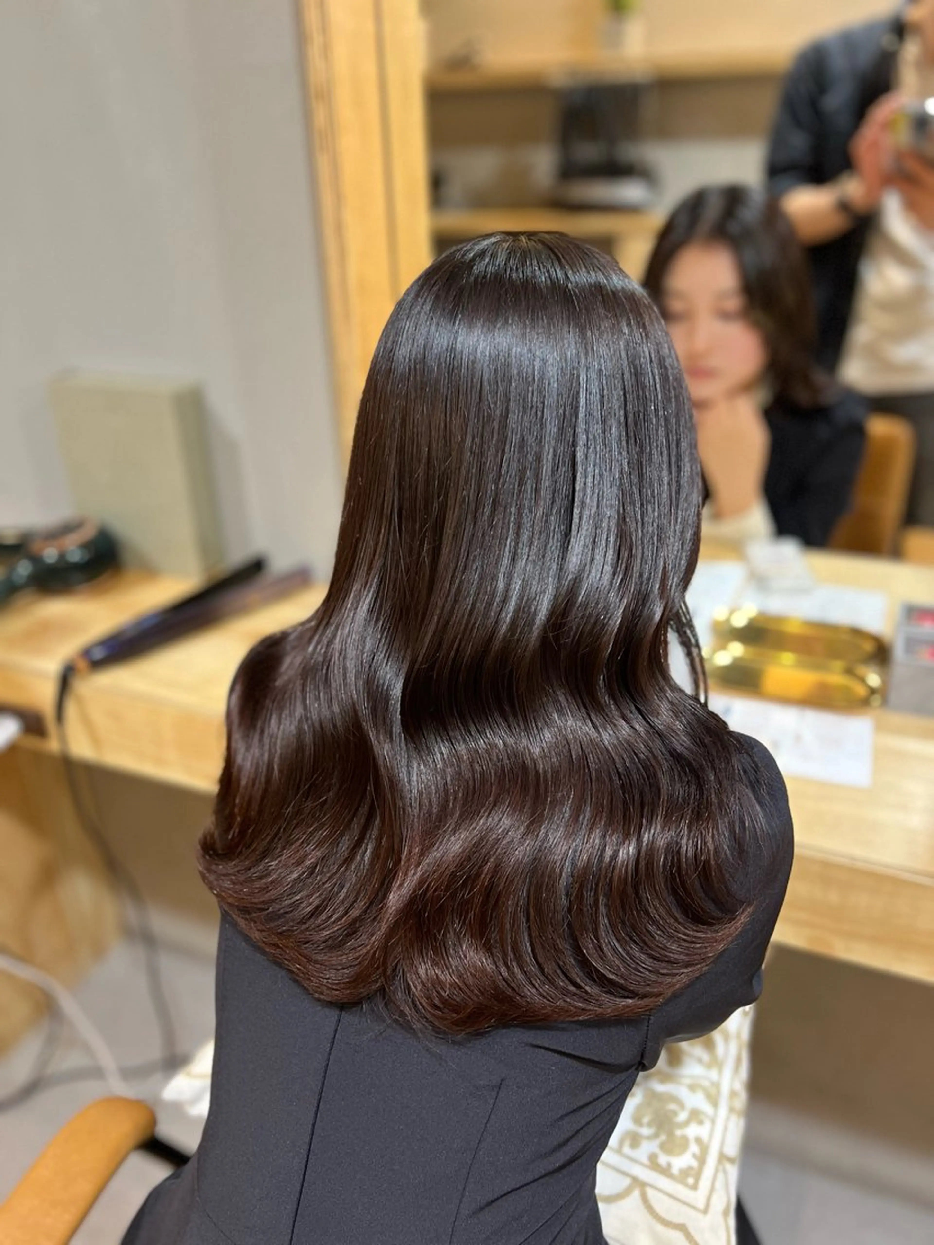 ロング カラー イルミナカラー ラベンダーカラー 神戸ボブ✂️ ioe三宮/田 伸佳のヘアスタイル