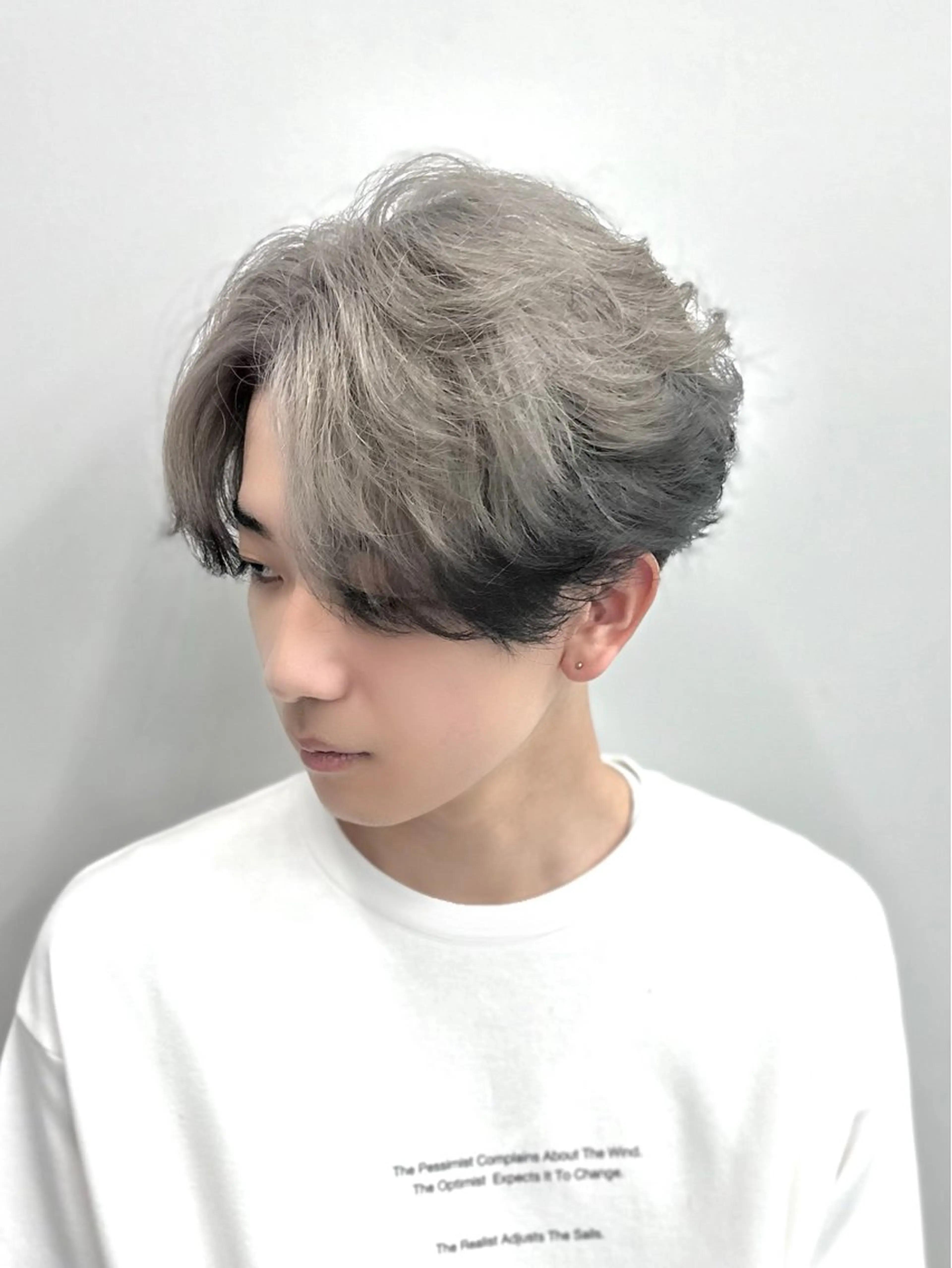 ミディアム カラー 博多メンズサロン 田中のヘアスタイル
