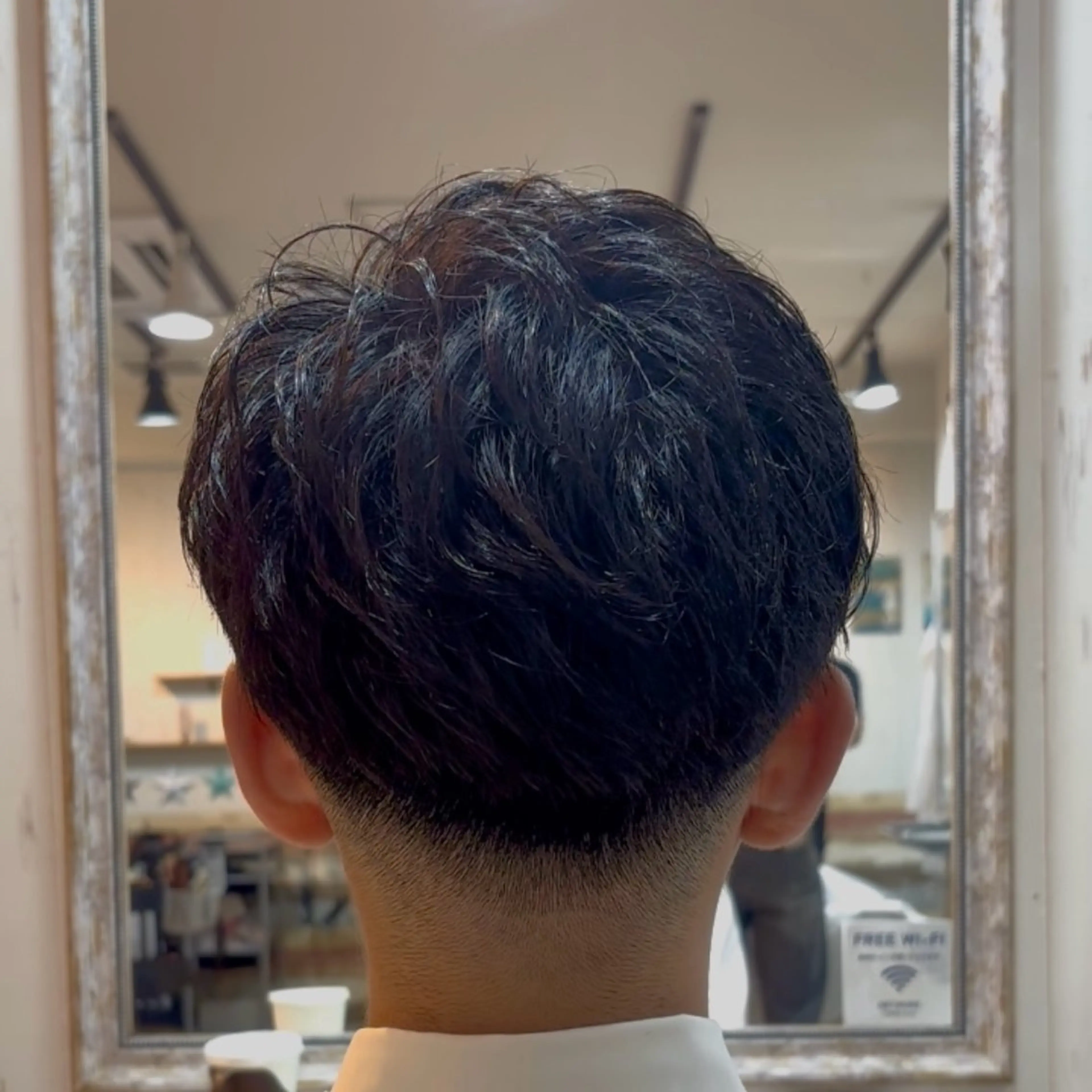 ショート メンズ ビジネス フェードカット 刈り上げ カット 💥桜木町メンズ専門 💥ルキのヘアスタイル