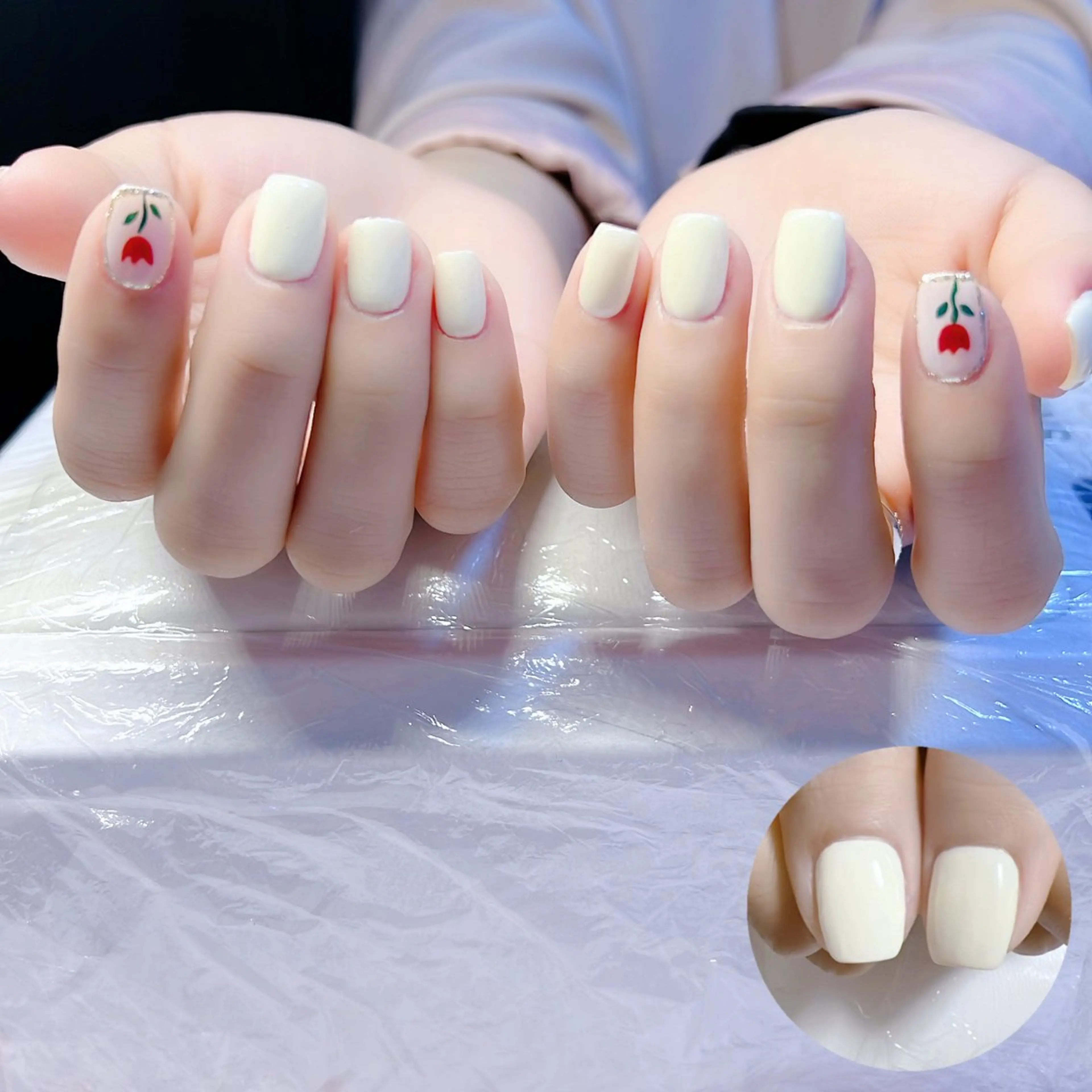 ネイル ワンカラーネイル Kawaii ChibaNailのネイルデザイン