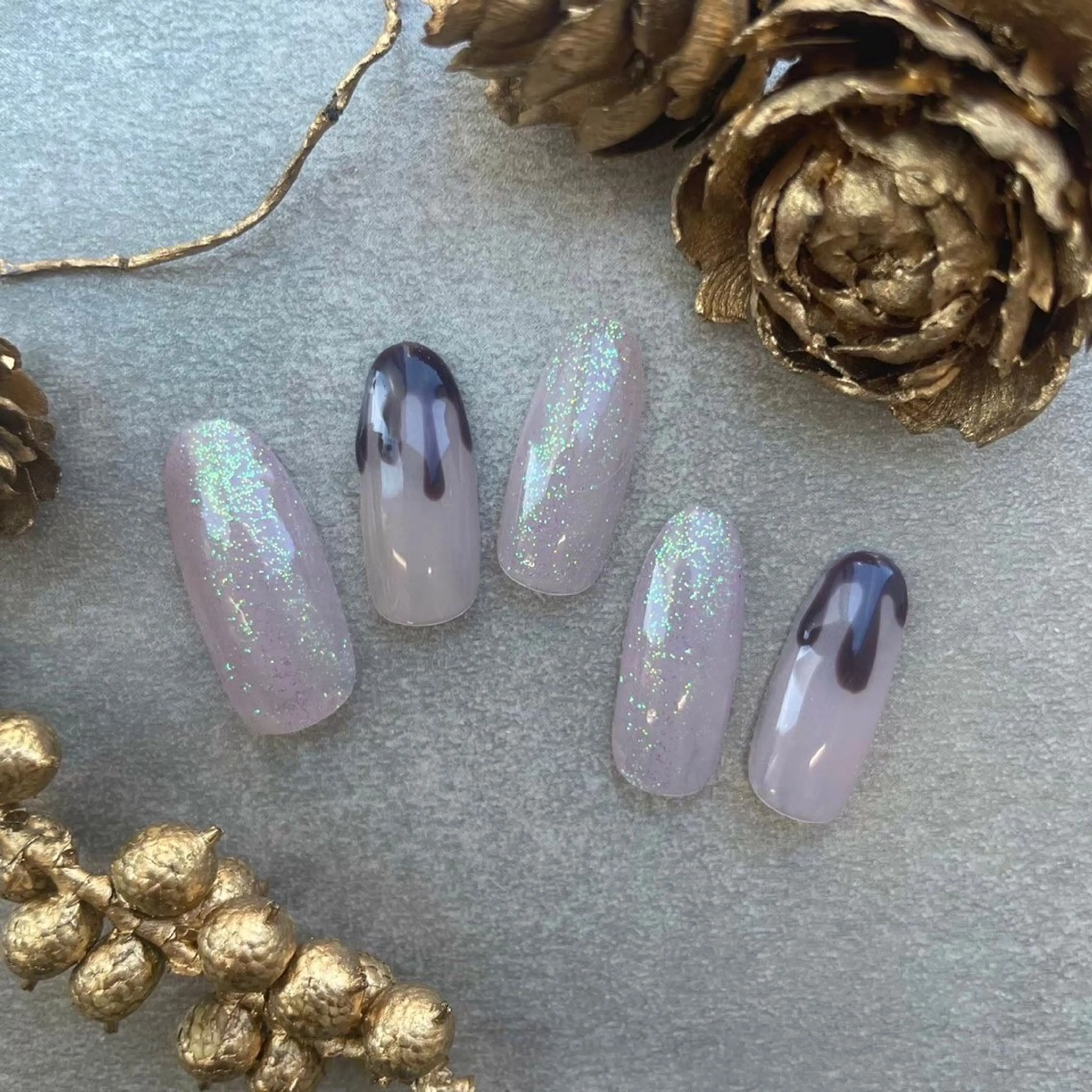 ネイル アートネイル ネイルチップ ⭐︎休業中の練習⭐︎ JNA認定講師髙橋のネイルデザイン