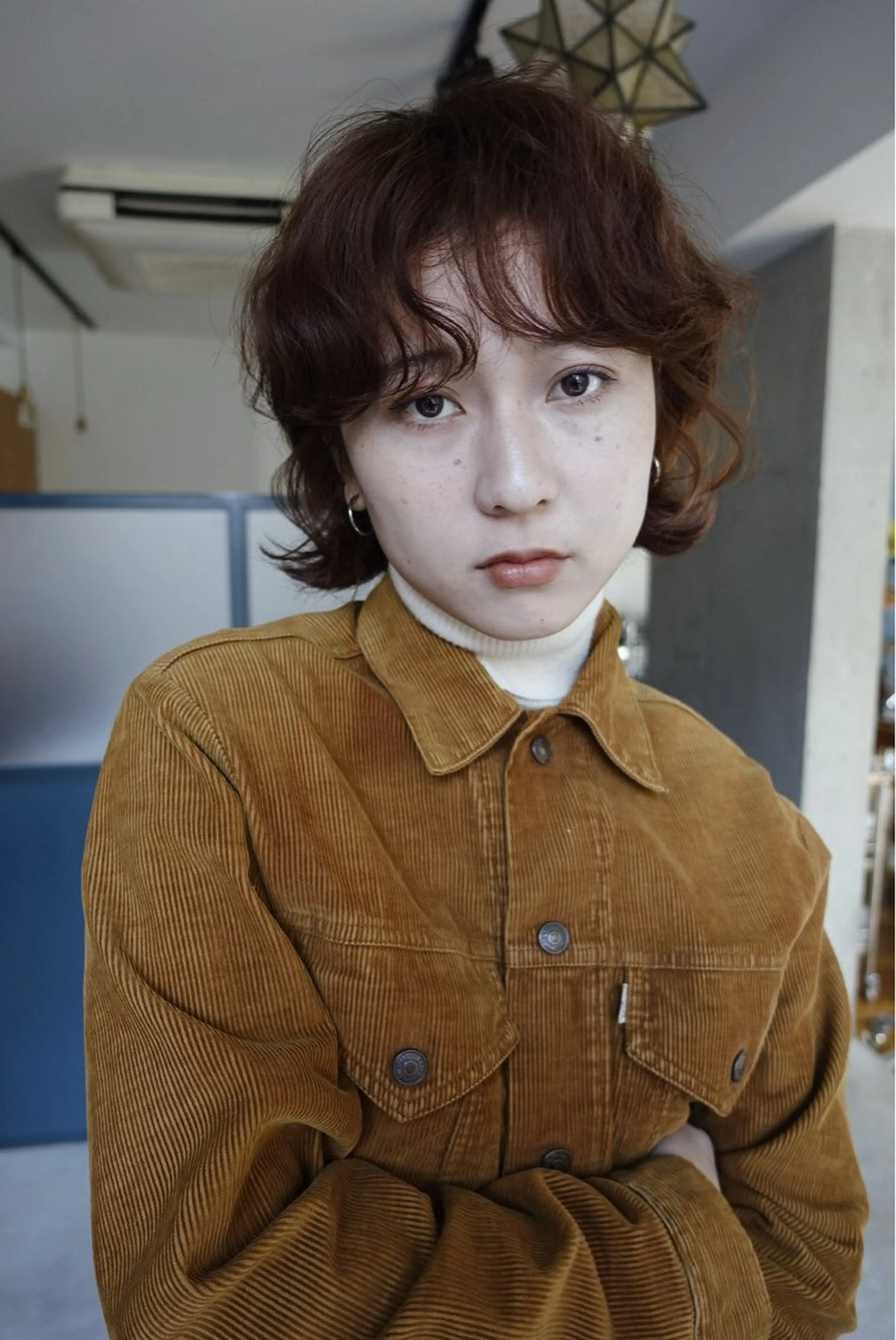 ショート パーマ カット パーマ 暖色/パーマ 🌼クニトウメイのヘアスタイル