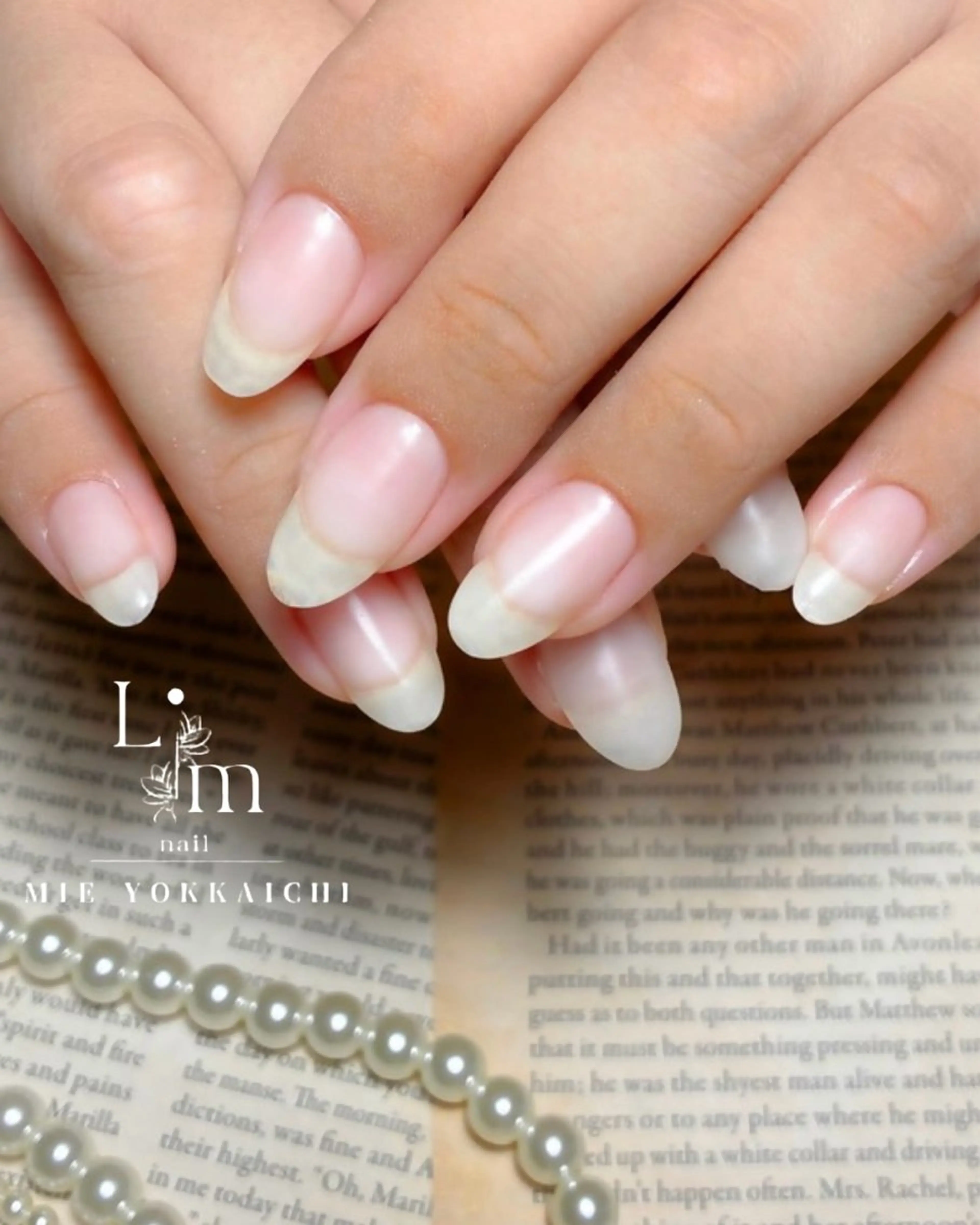 ネイル クリアネイル Li.m nail リム ネイルのネイルデザイン