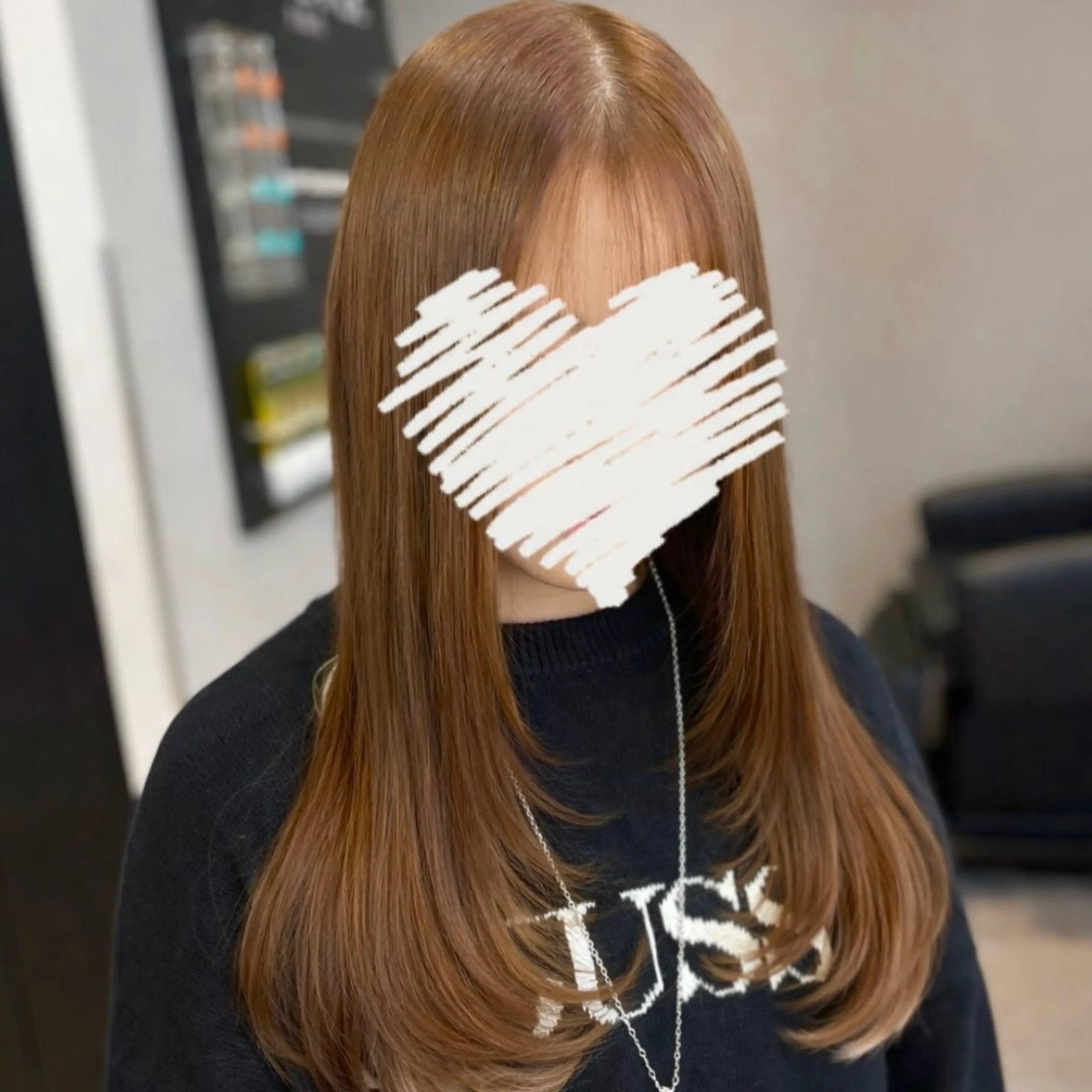 カラー ブラウンカラー エクステ MOMOKA /　Lapis今泉店のヘアスタイル