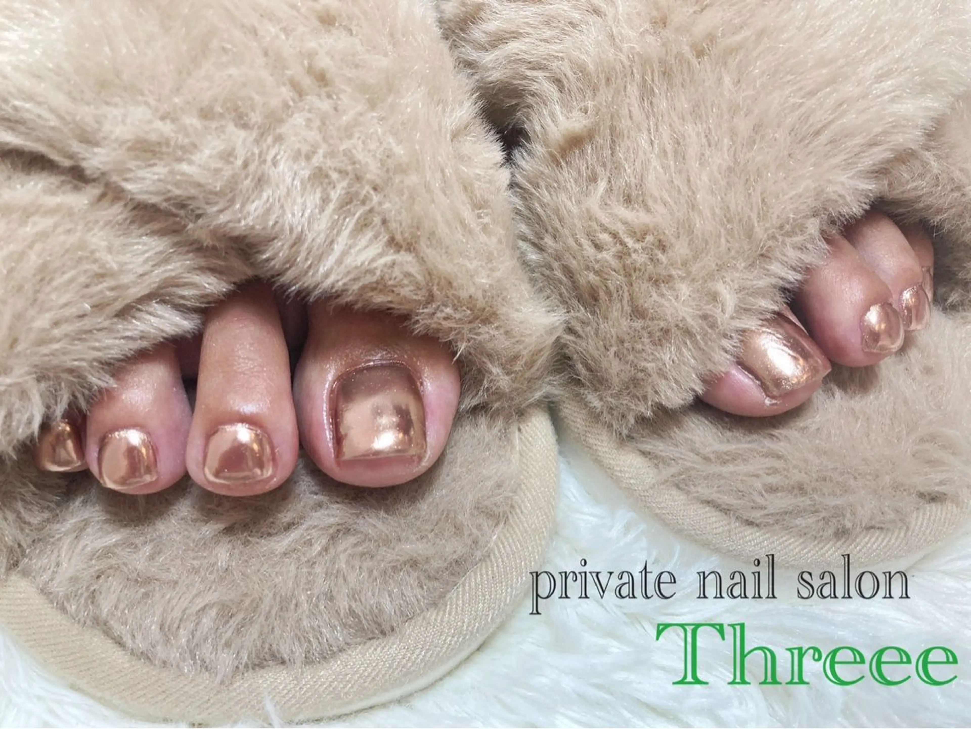 ネイル フットネイル ミラーネイル ハンドネイル Nail salon - Threee　-のネイルデザイン
