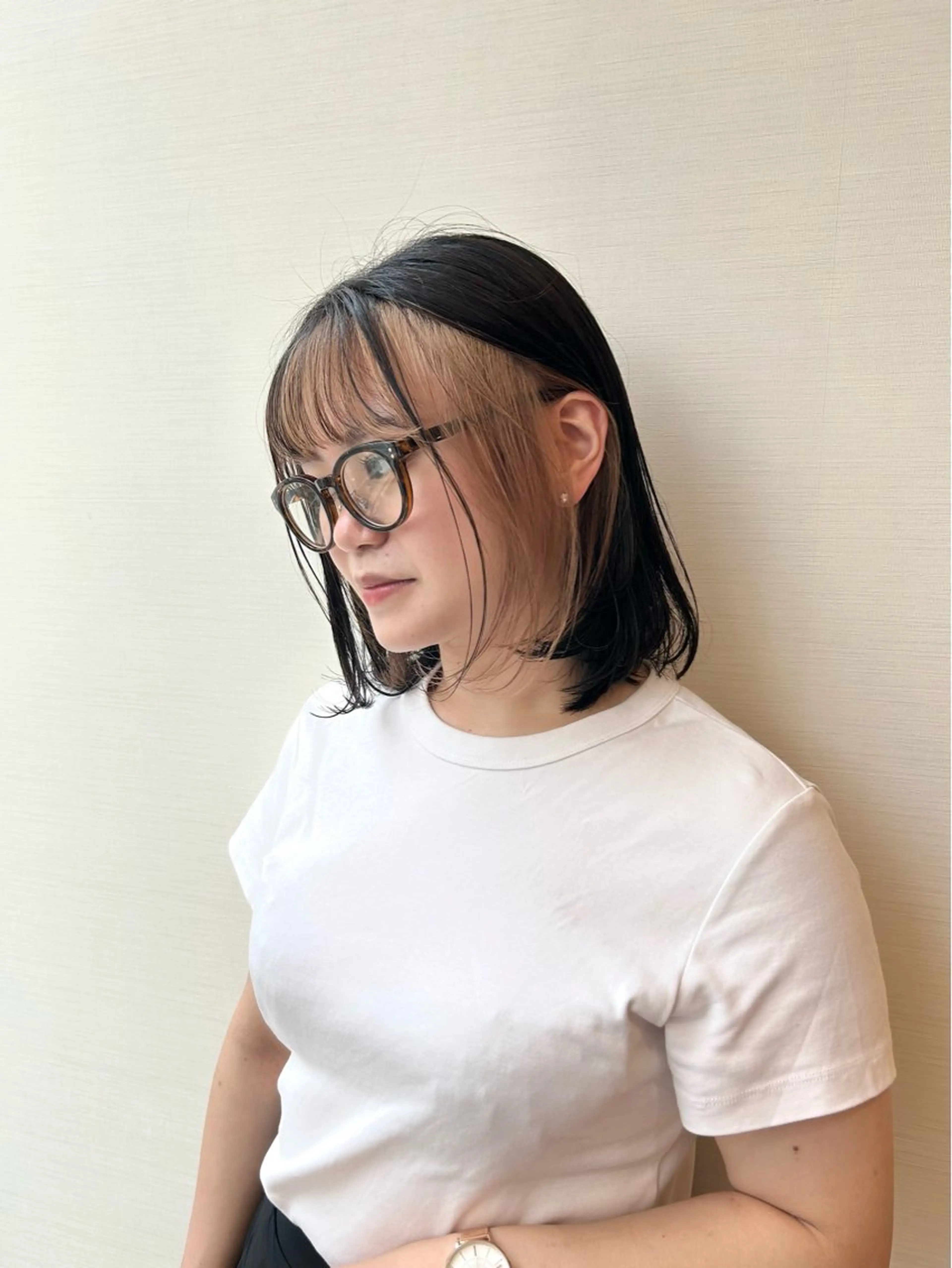 ショート カラー ヘアカラー ミ ユのヘアスタイル