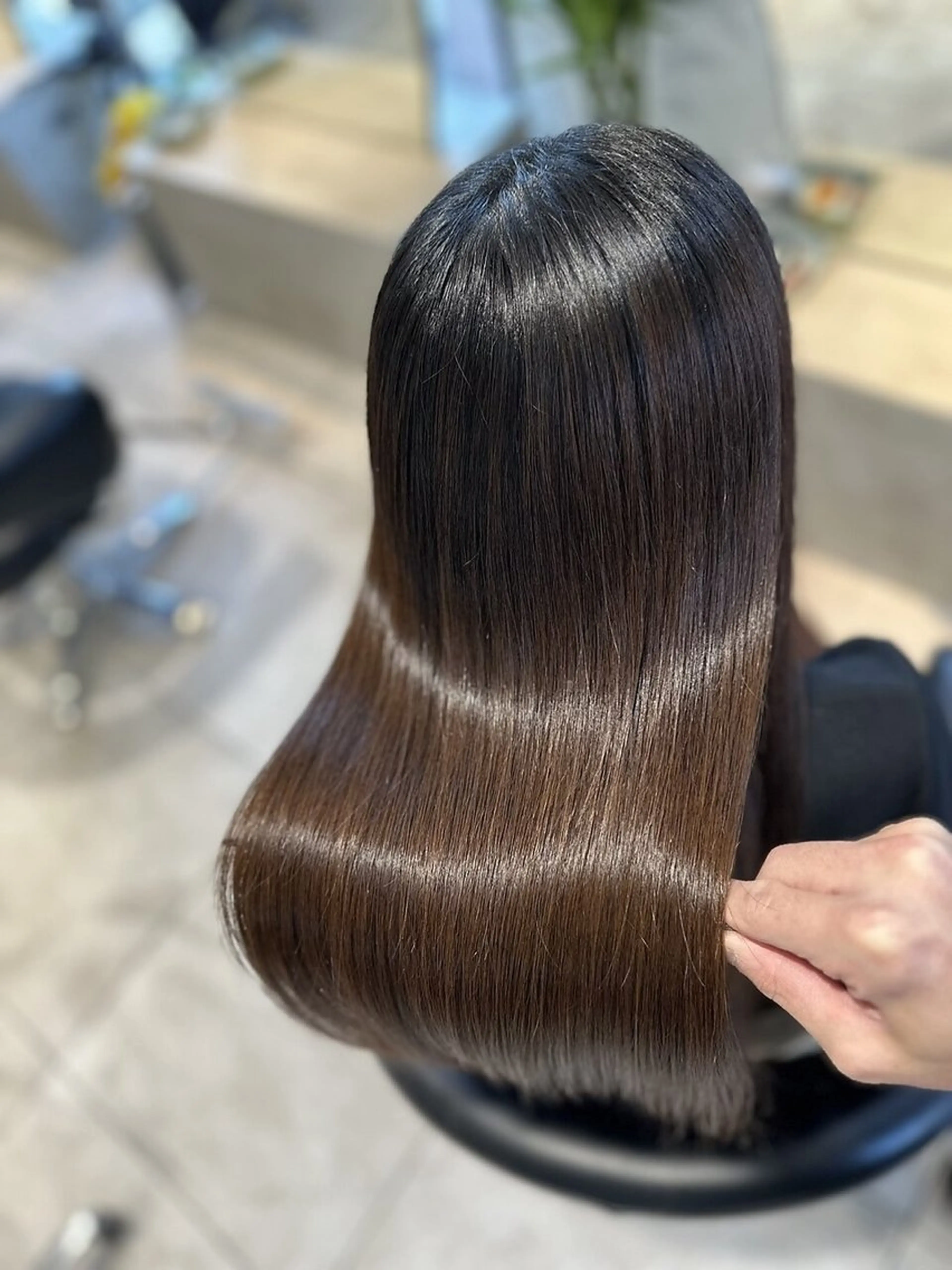 ロング 縮毛矯正 トリートメント 美髪矯正🫧艶髪特化 🫧関口太郎のヘアスタイル