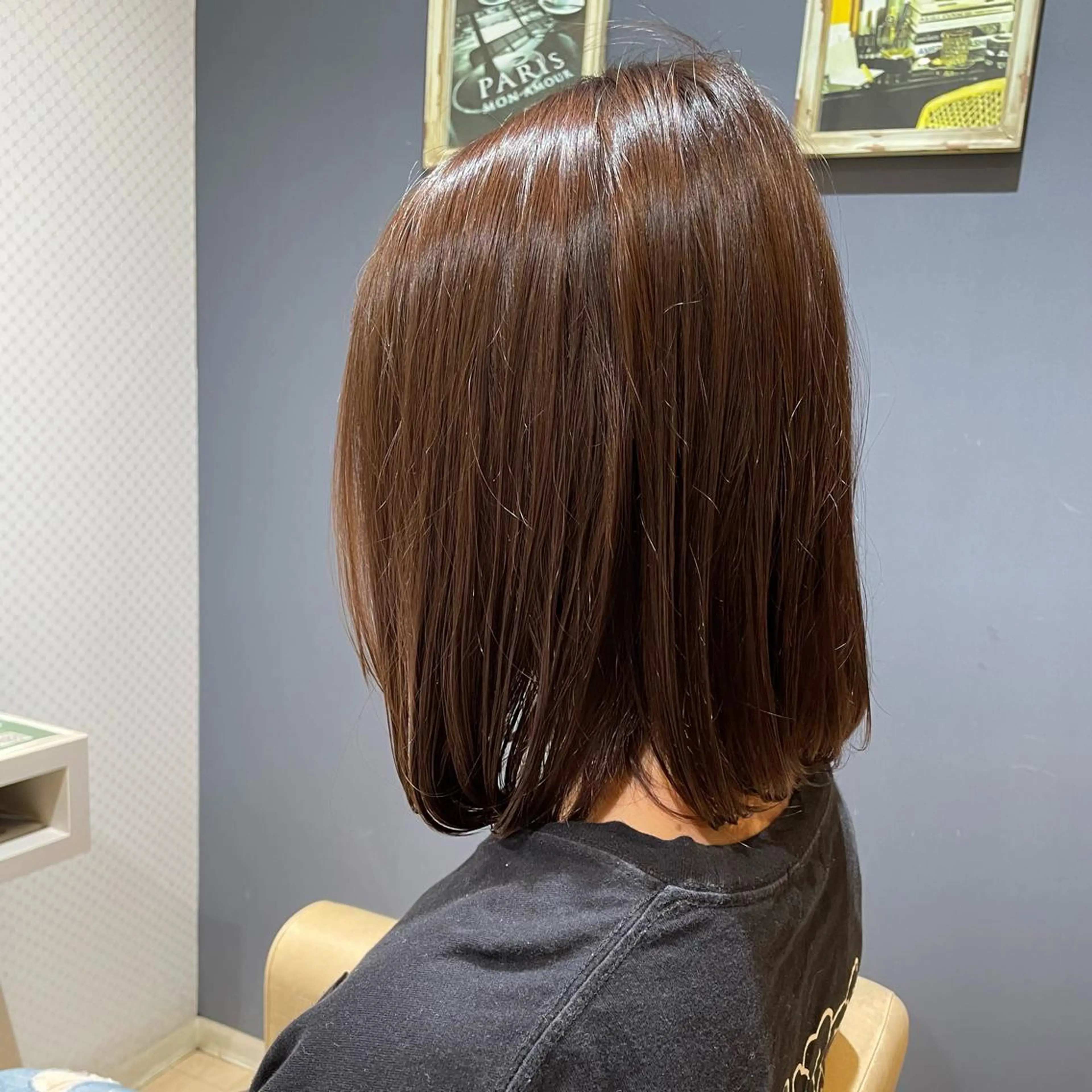 カラー 透明感カラー グレージュ カット ヘアカラー トリートメント 神﨑優希 /髪質改善/艶カラーのヘアスタイル