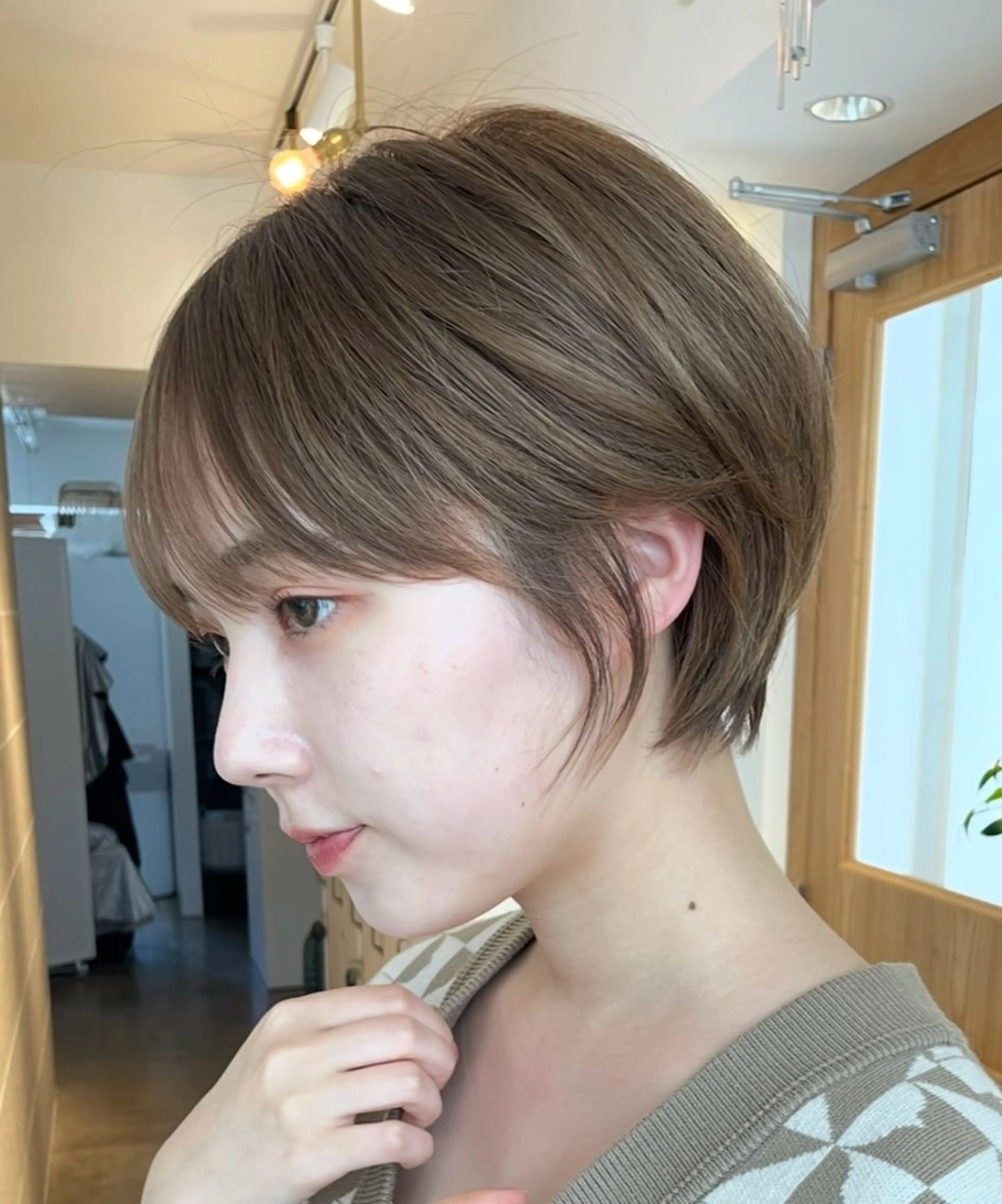 ショート カット ヘアカラー 似合わせno.1💎 韓国ヘア特化まなかのヘアスタイル