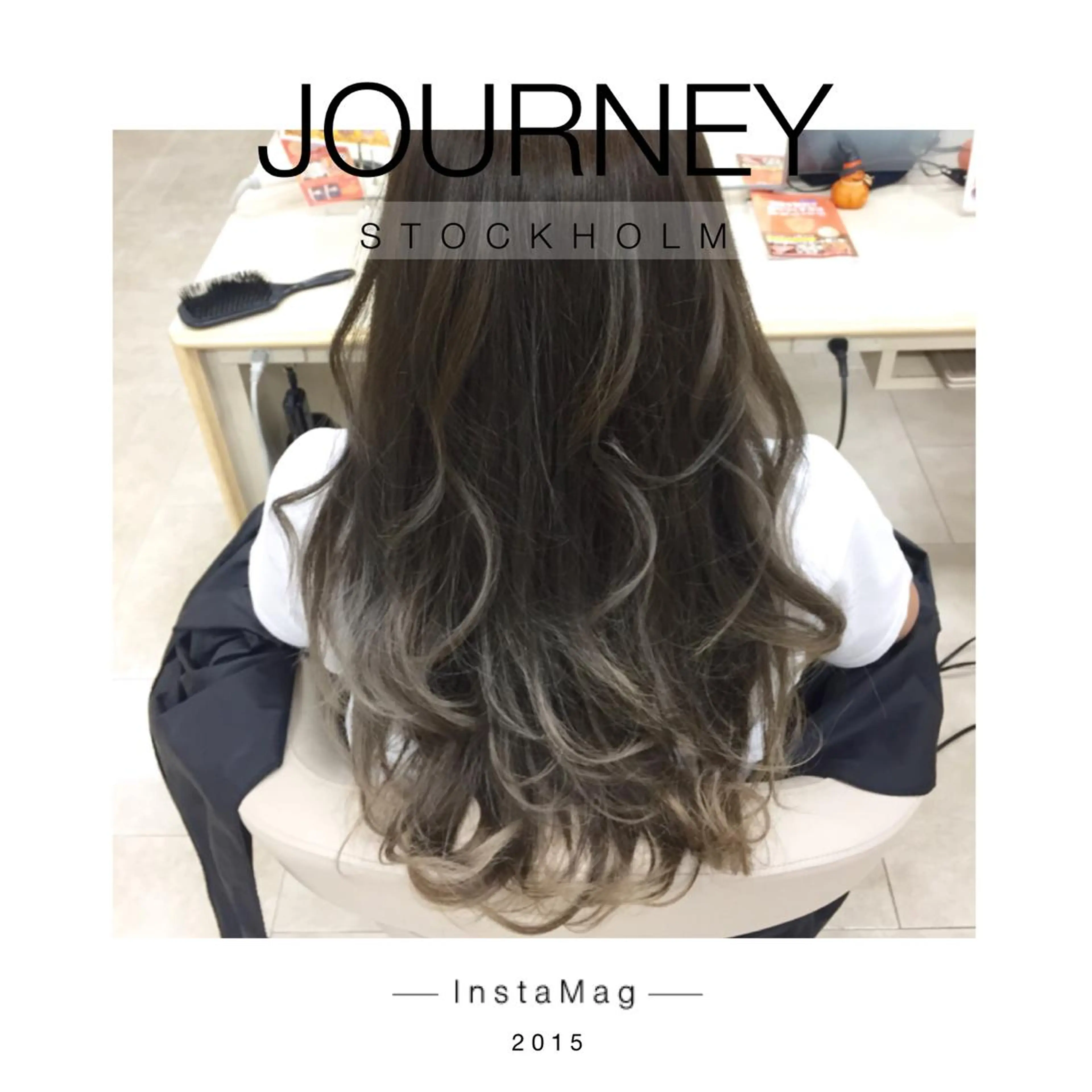 セミロング ロング カラー アッシュ ブルーカラー ブルーアッシュ グラデーションカラー ハイライトカラー Lyhair🦊🎀 AKIのヘアスタイル