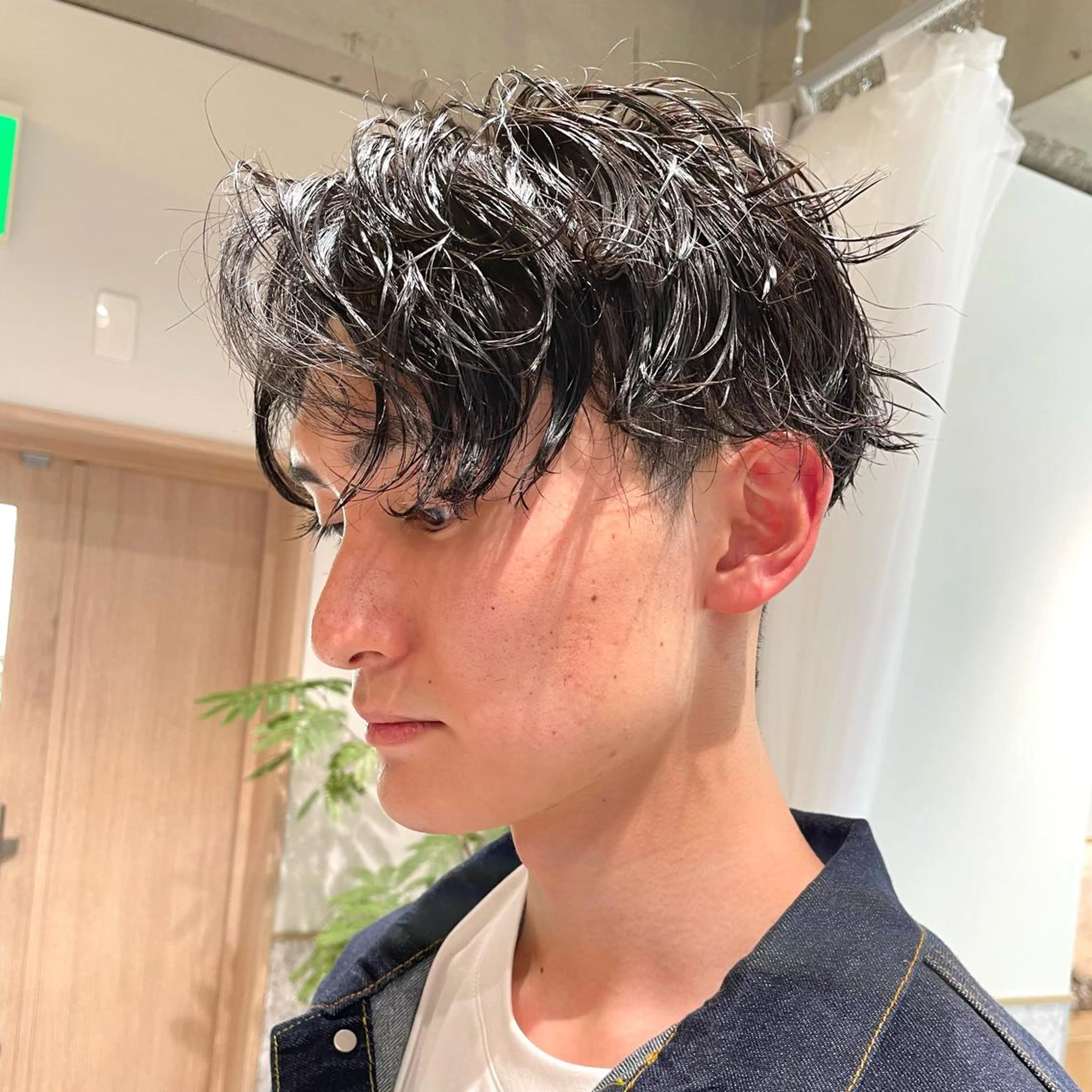 パーマ メンズ ニュアンスパーマ カット パーマ メンズ指名no'1 佐藤　亘のヘアスタイル