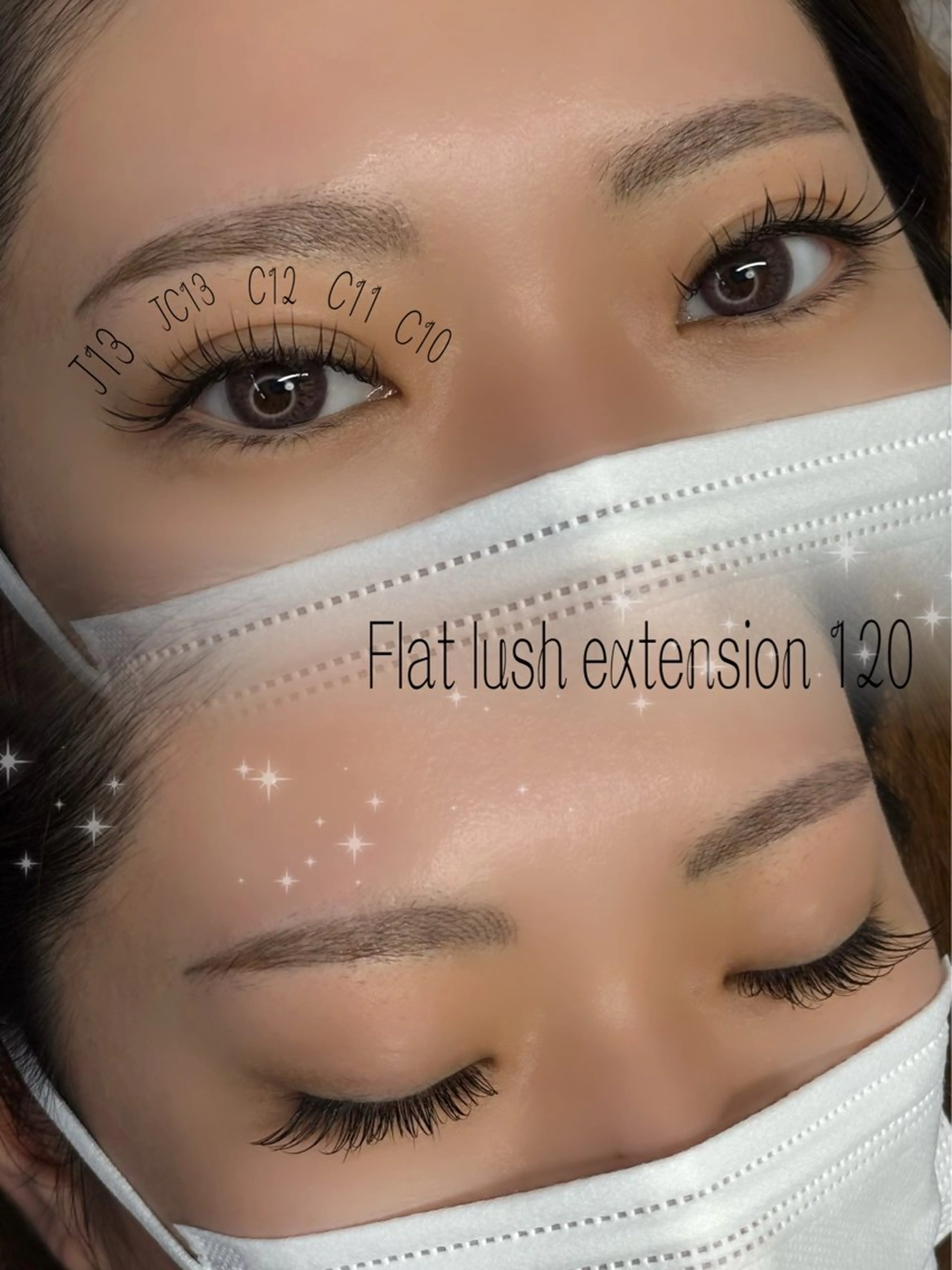 マツエク・マツパ フラットラッシュ ナチュラル セクシー マツエク mellow/ rioのマツエク・マツパデザイン