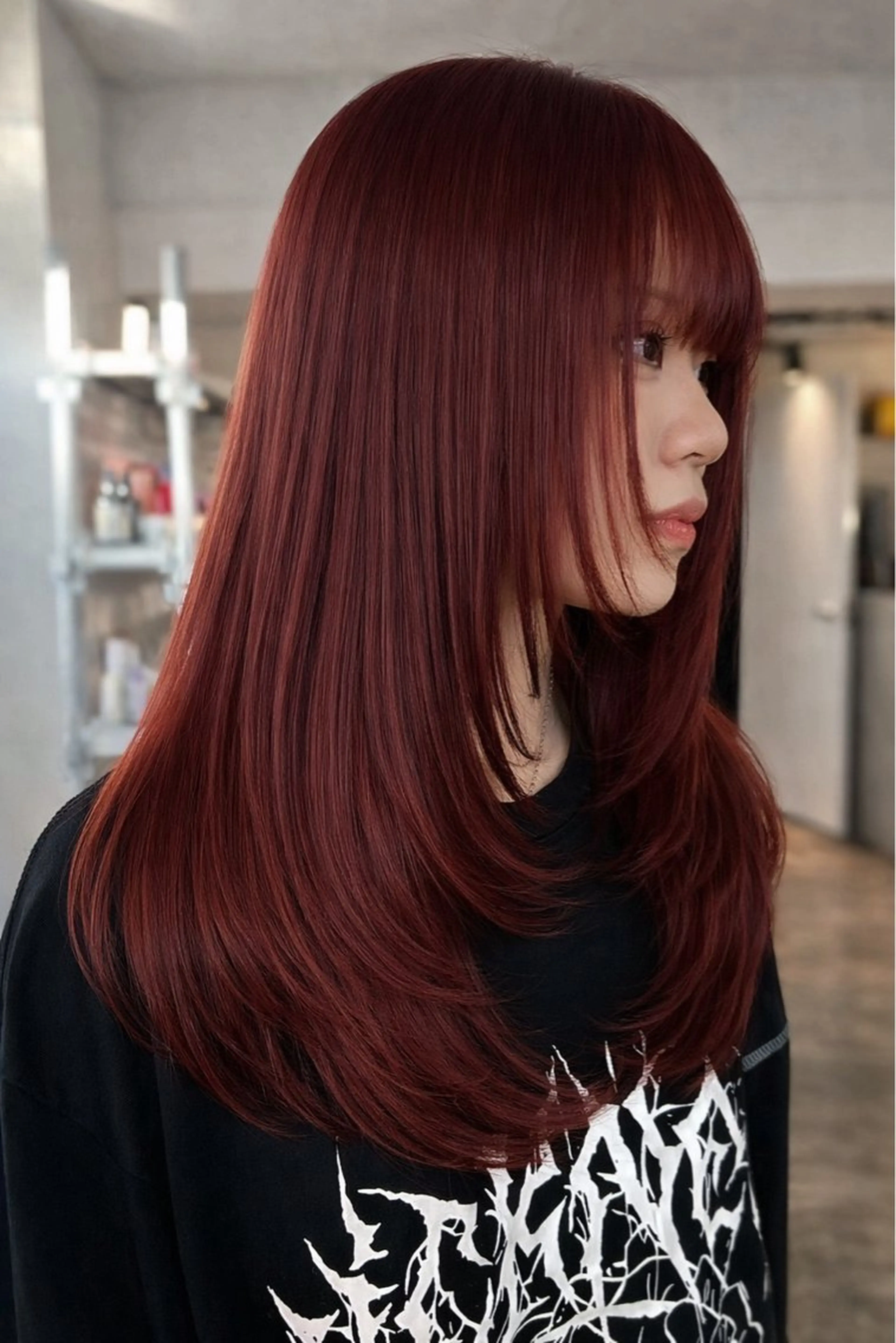 セミロング カラー ベージュカラー ブリーチ ブラウンカラー ケアブリーチ カシス 🦋ナチュラルカラー /ブリーチ🥀恵佑のヘアスタイル