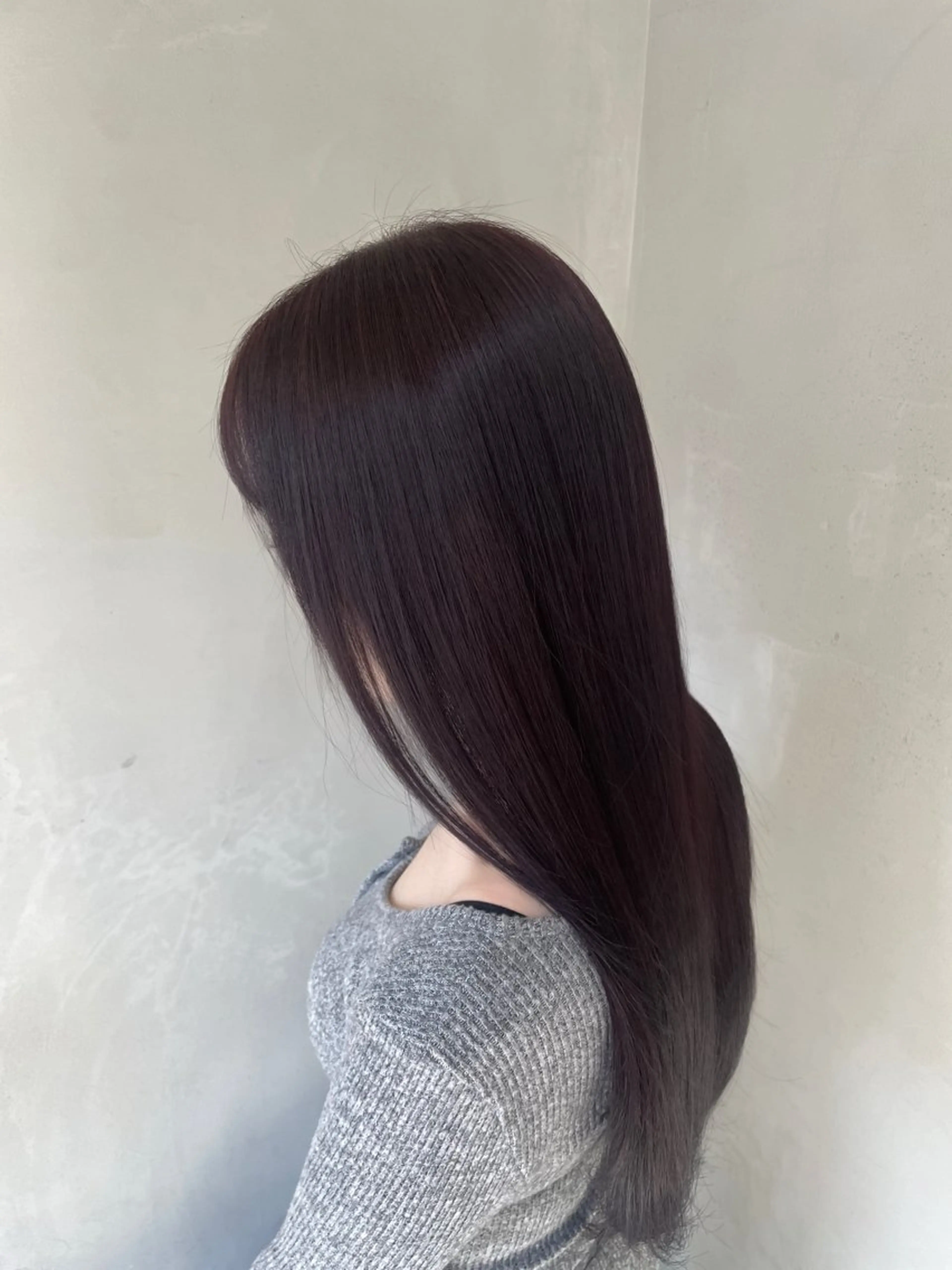 ロング カラー ヘアカラー トリートメント 新宿/透明感カラー/ 髪質改善/桜良のヘアスタイル