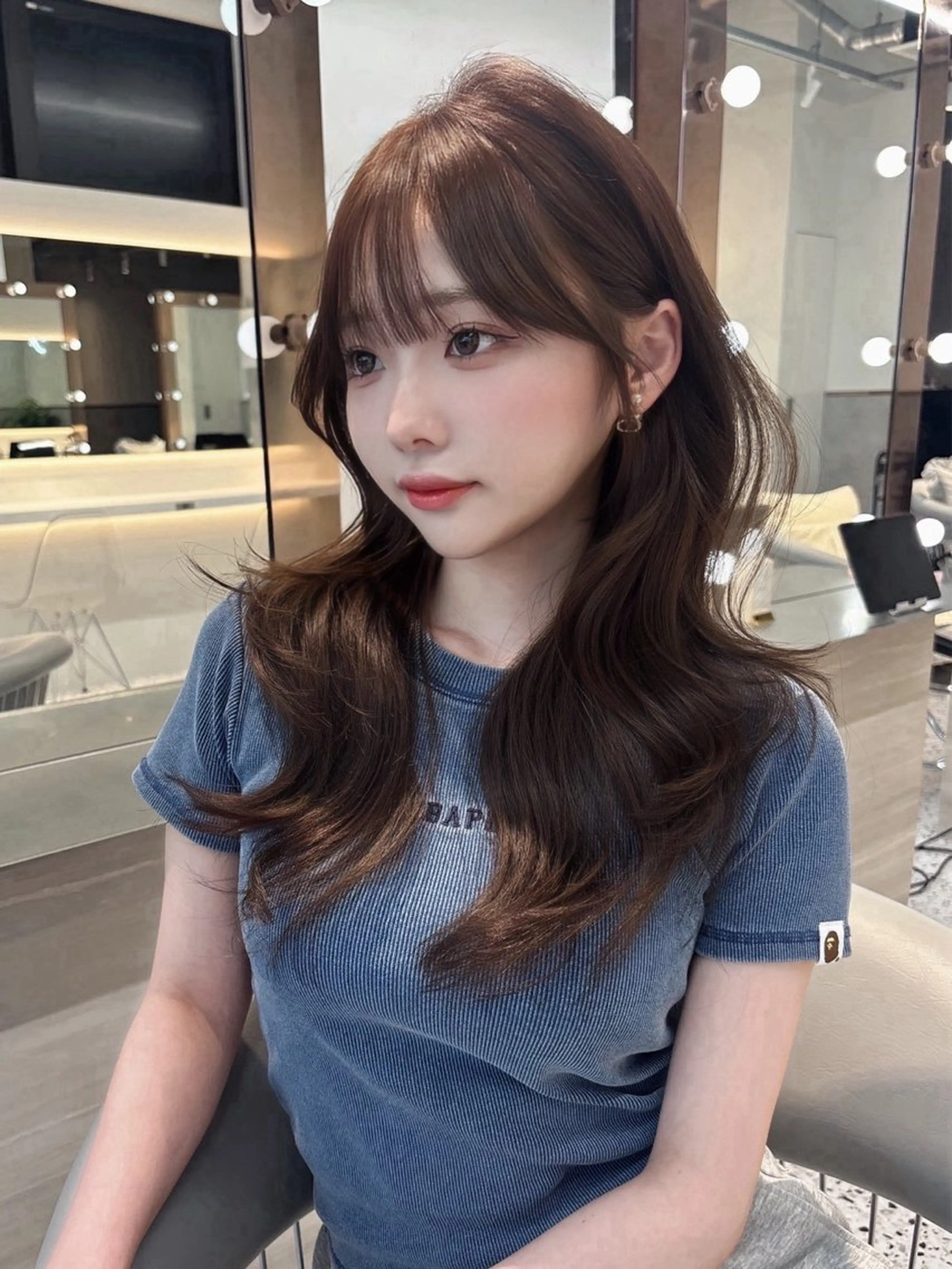 ロング レイヤーカット カット ヘアカラー 🎀透明感カラー shizuka🎀のヘアスタイル